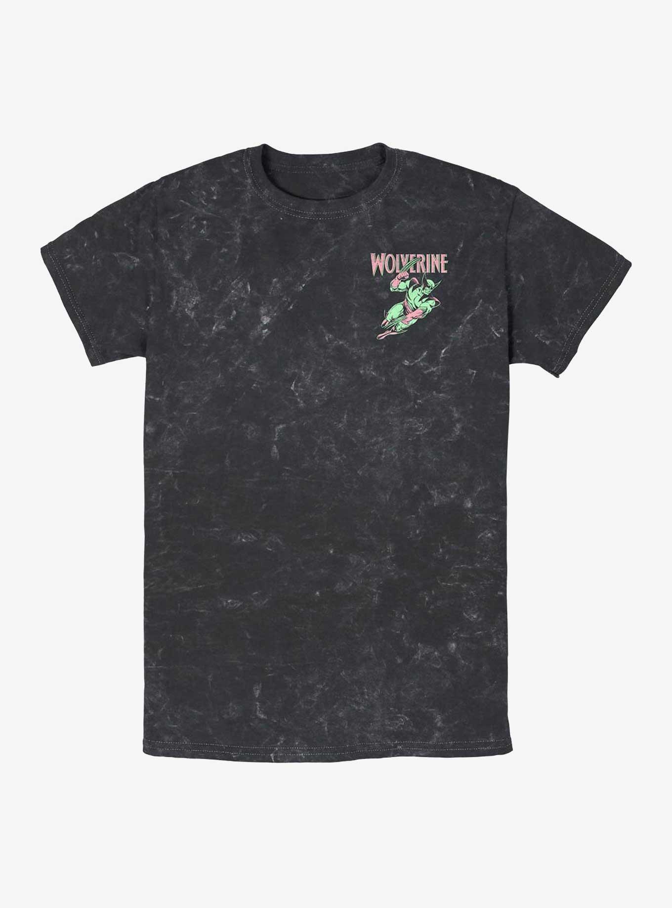 X-Men Wolverine Mineral Wash T-Shirt, , hi-res