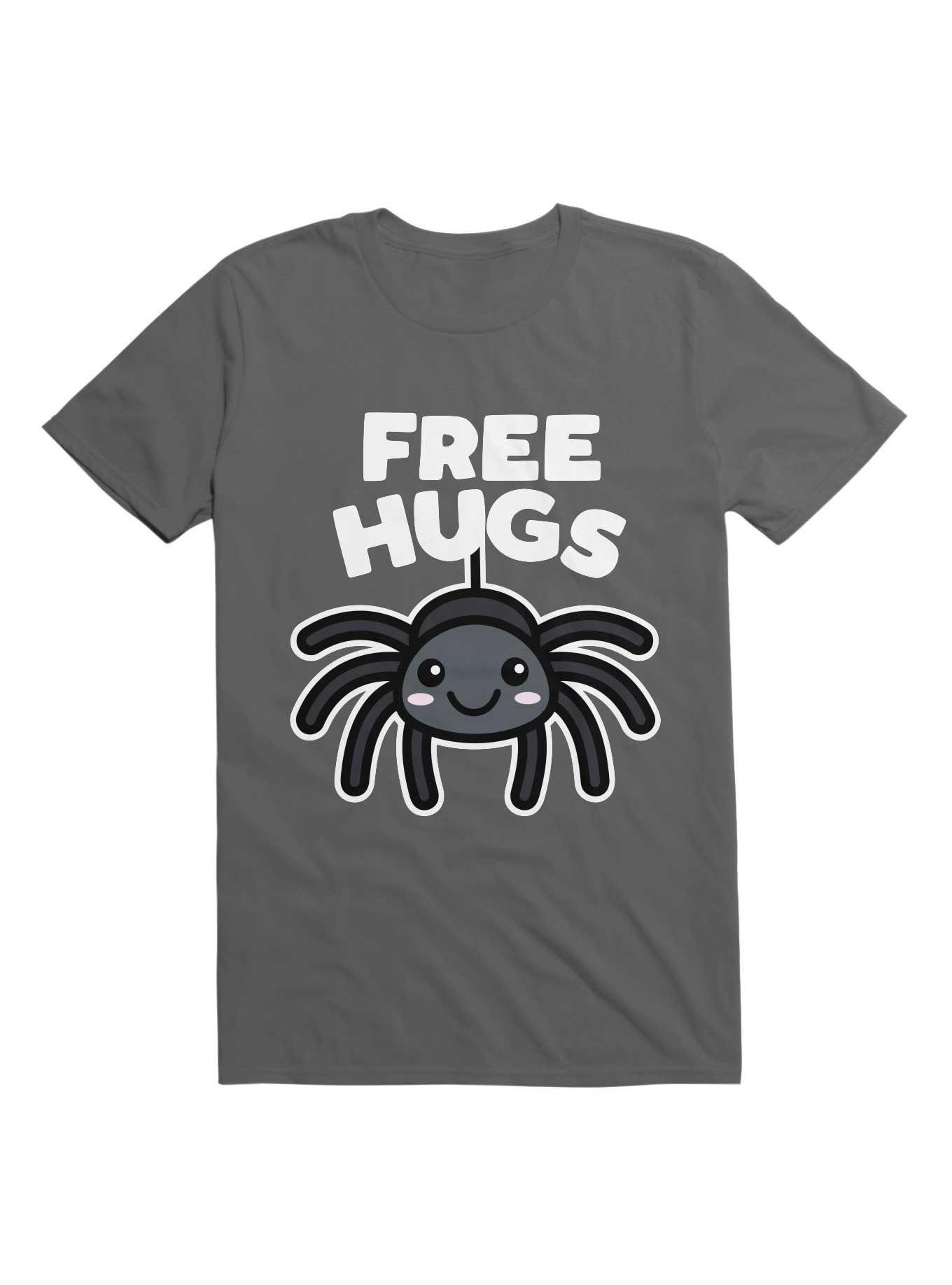 Free Hugs Kawaii Halloween Spider T-Shirt, , hi-res