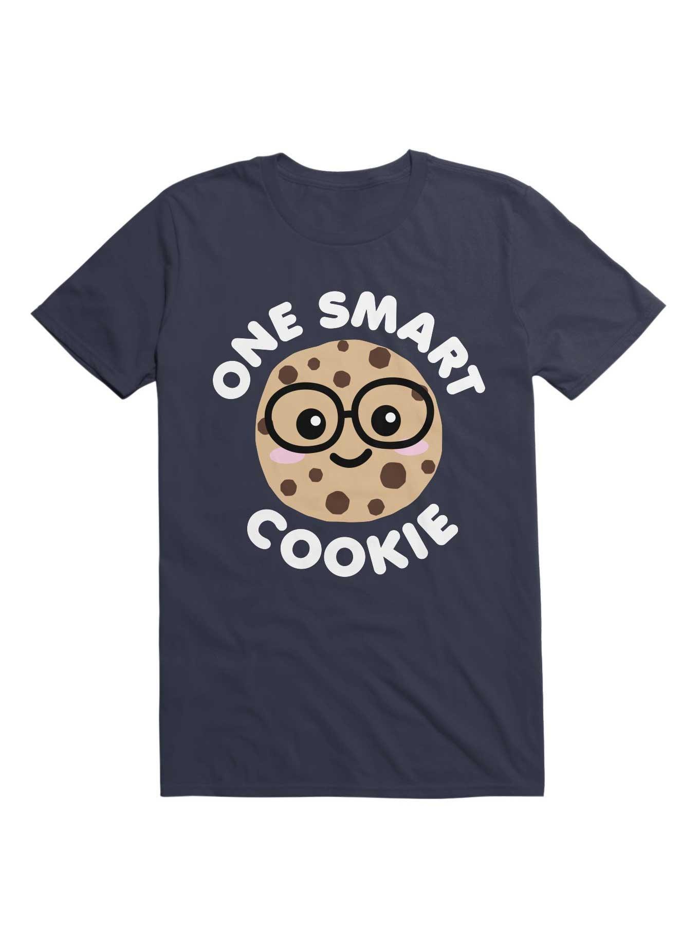 One Smart Cookie Cute Kawaii Food Pun T-Shirt, , hi-res