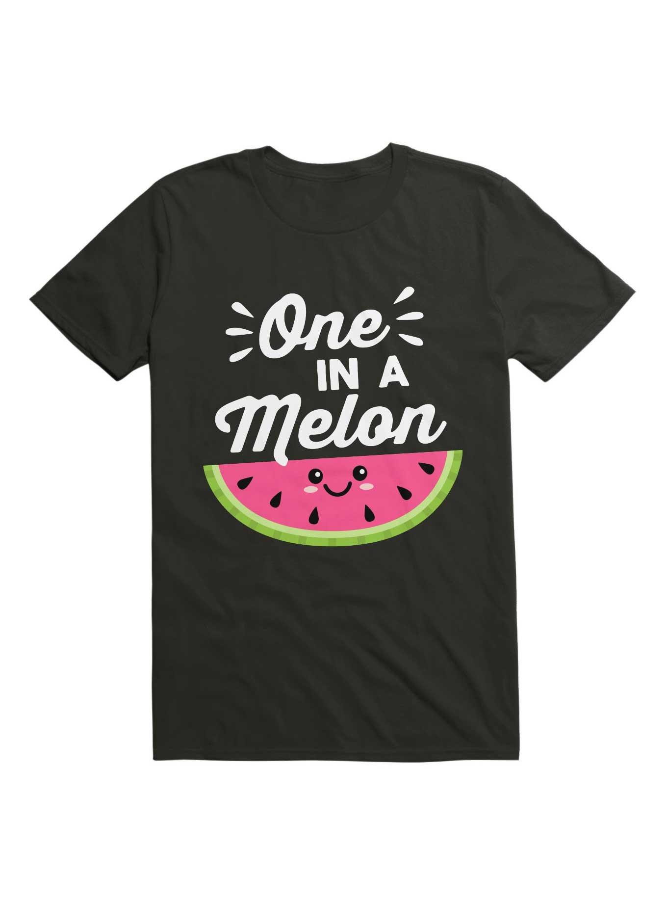One in a Melon Cute Kawaii Food Pun T-Shirt, , hi-res