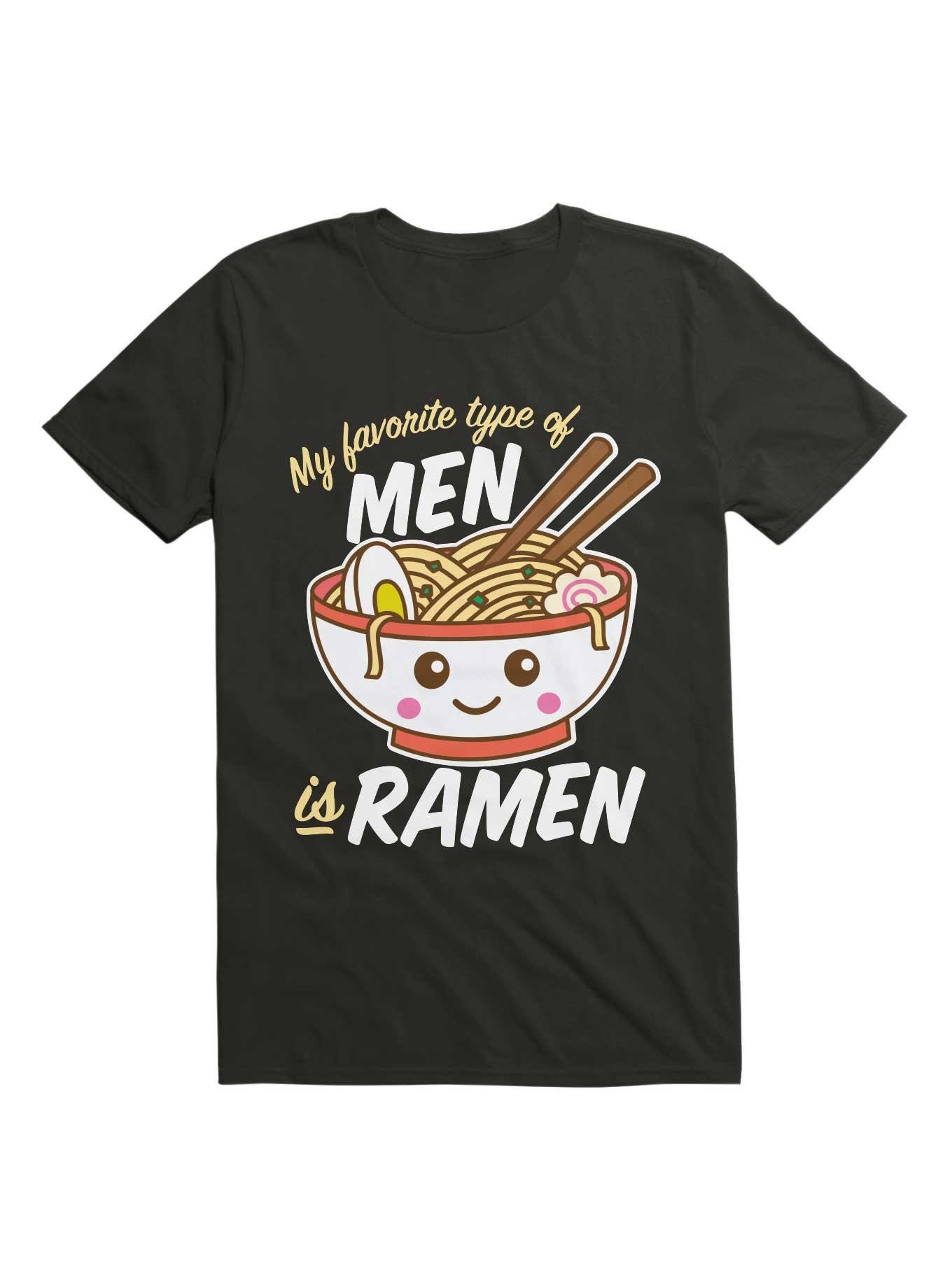 My Favorite Type of Men is Ramen Food Pun T-Shirt, , hi-res