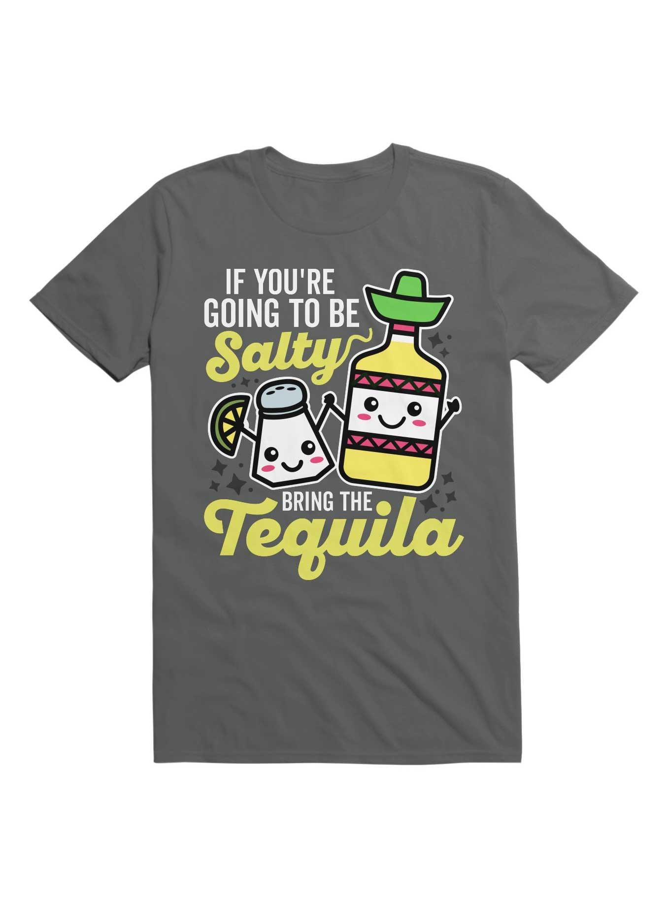 If You Are Going to be Salty Bring the Tequila T-Shirt, CHARCOAL, hi-res