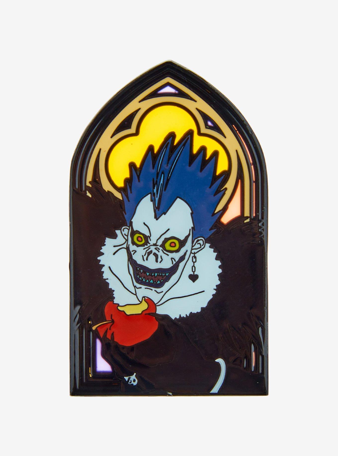 Death Note Ryuk Stained Glass Enamel Pin, , hi-res