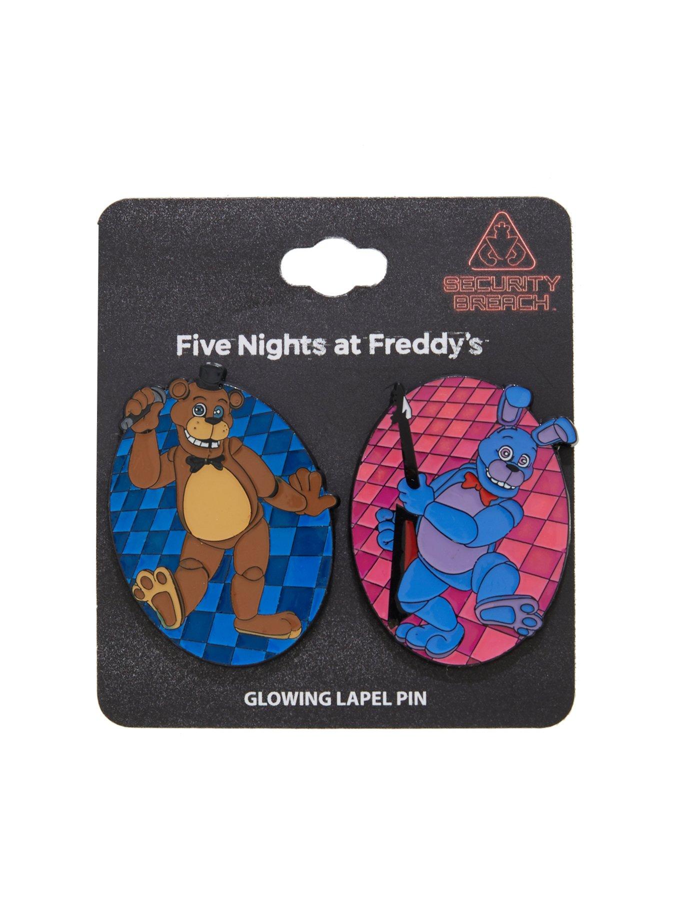 Five Nights At Freddy's: Security Breach Freddy & Bonnie Enamel Pin Set, , hi-res