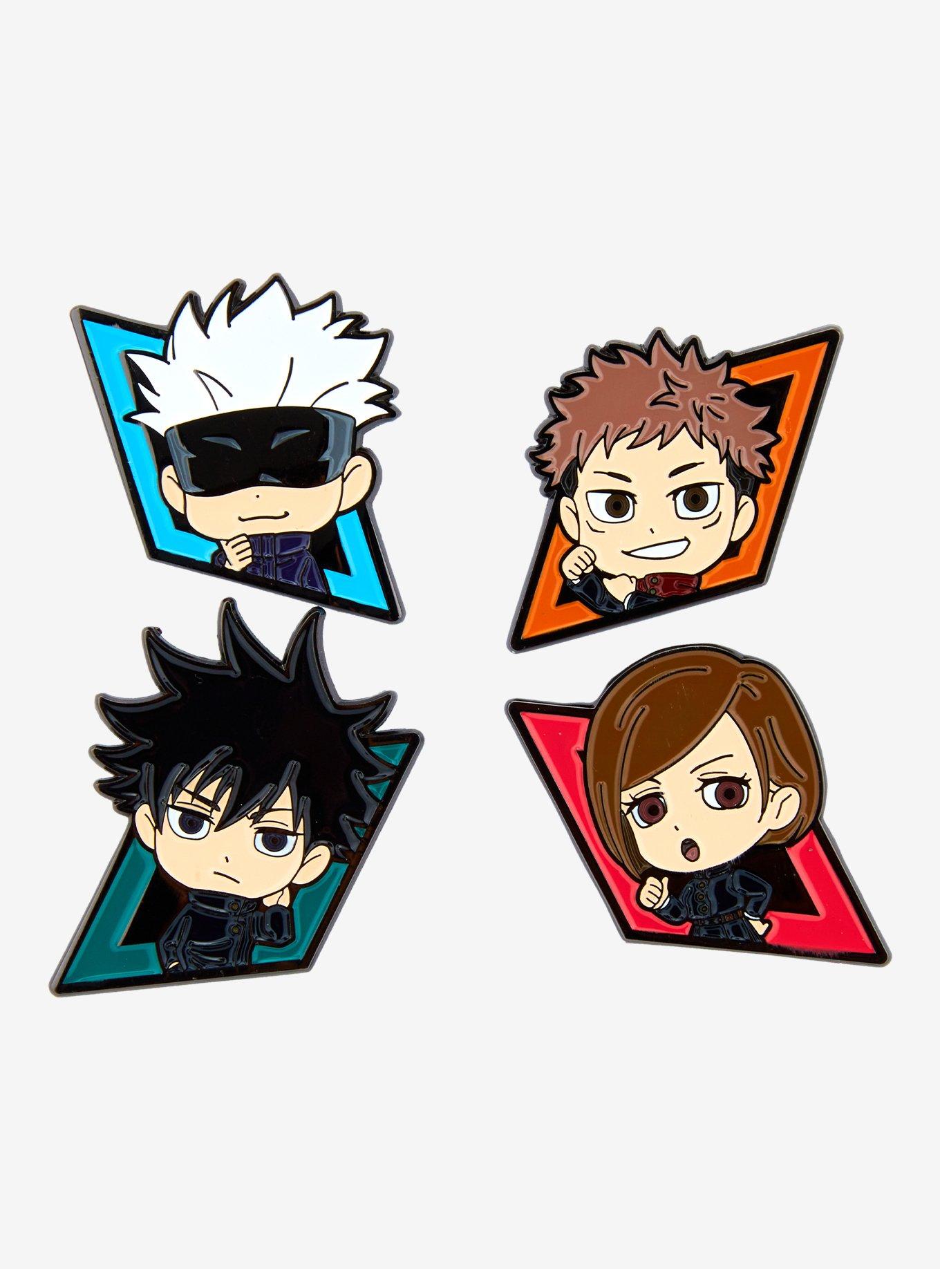 Jujutsu Kaisen Chibi Group Enamel Pin Set, , hi-res