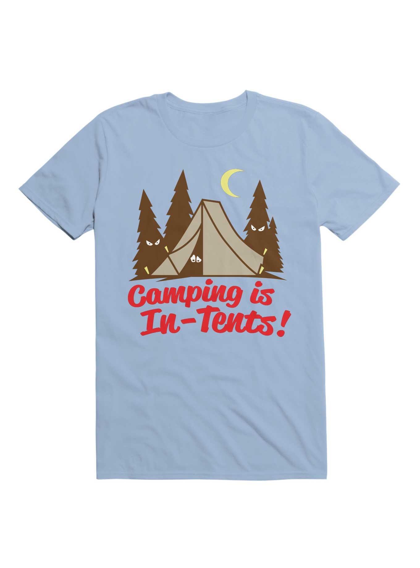 Camping Is In-Tents T-Shirt, LIGHT BLUE, hi-res