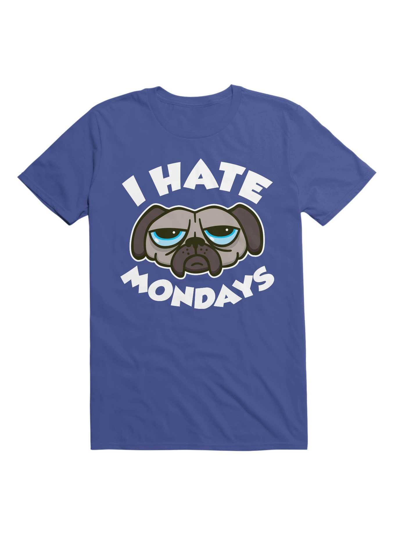 I Hate Mondays T-Shirt, ROYAL, hi-res
