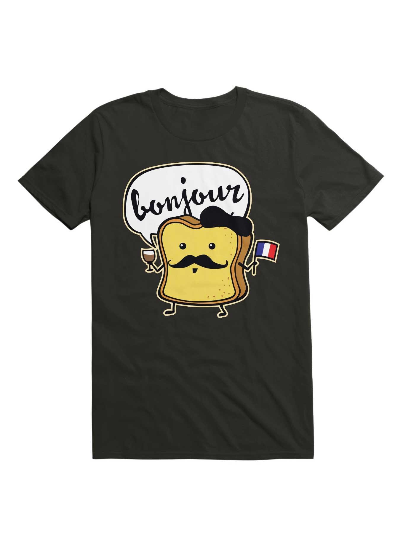 French Toast T-Shirt, BLACK, hi-res