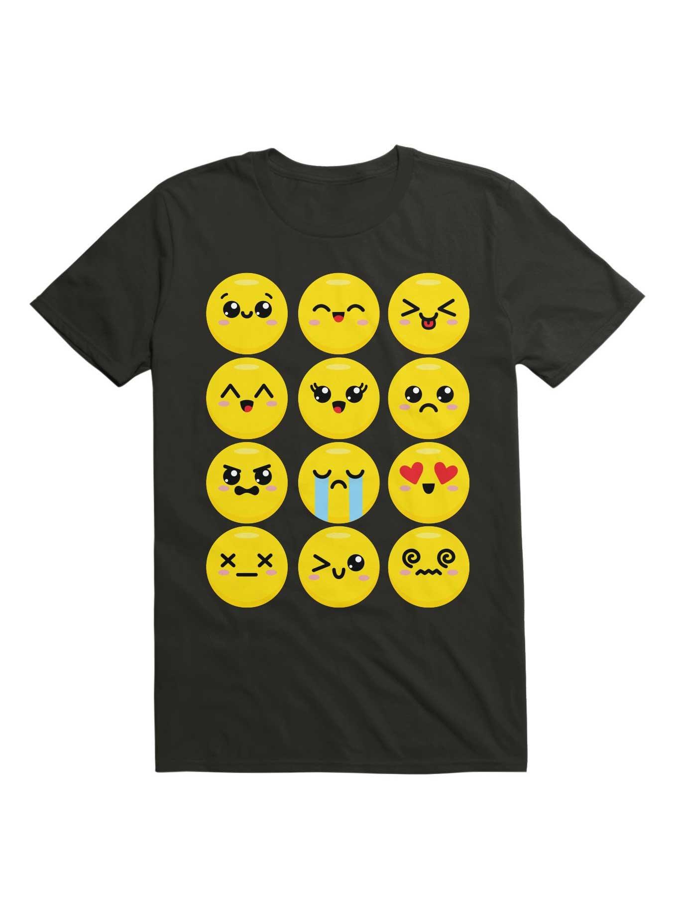 Kawaii Emojis T-Shirt, , hi-res