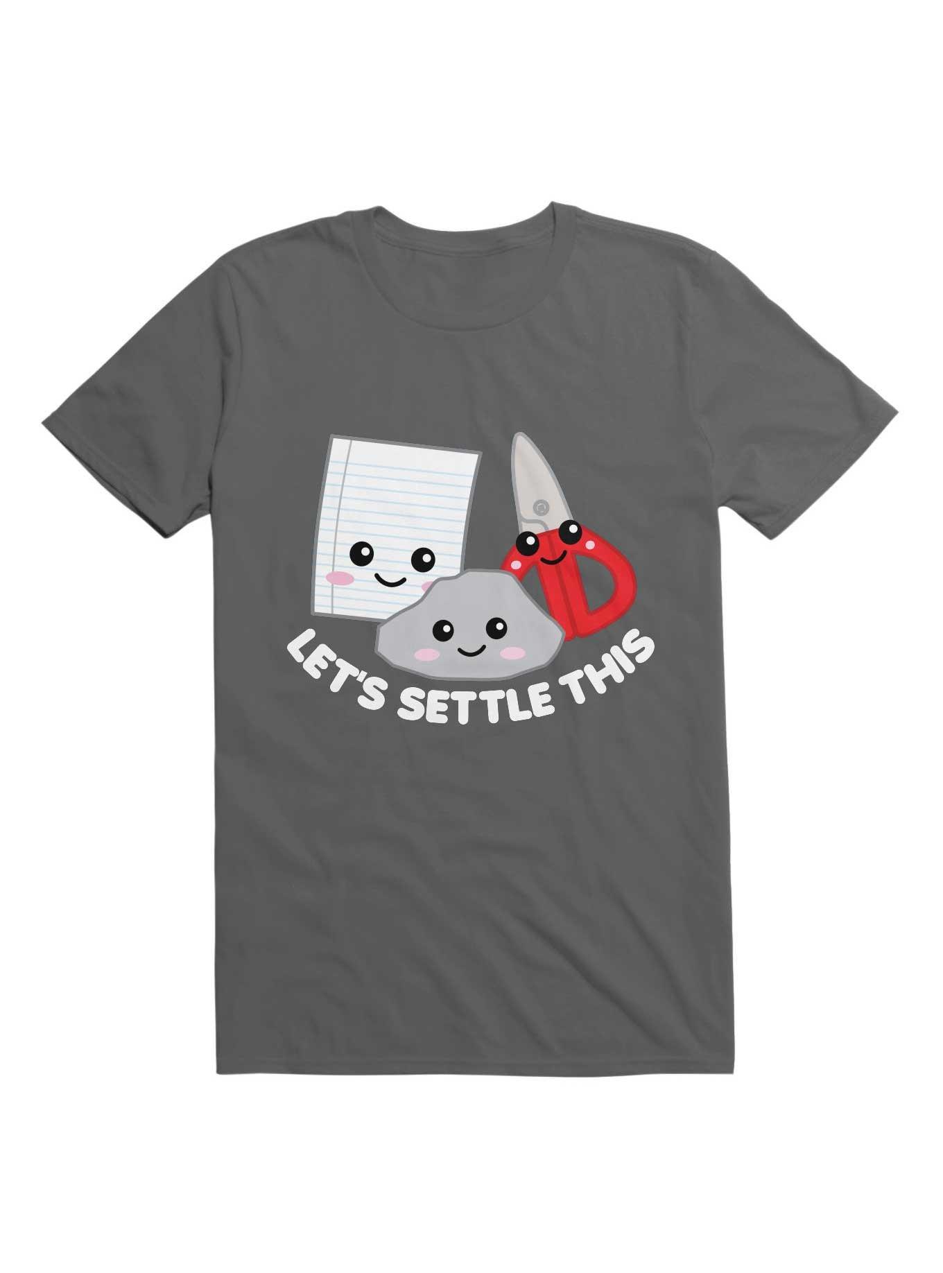 Let's Settle This T-Shirt, CHARCOAL, hi-res