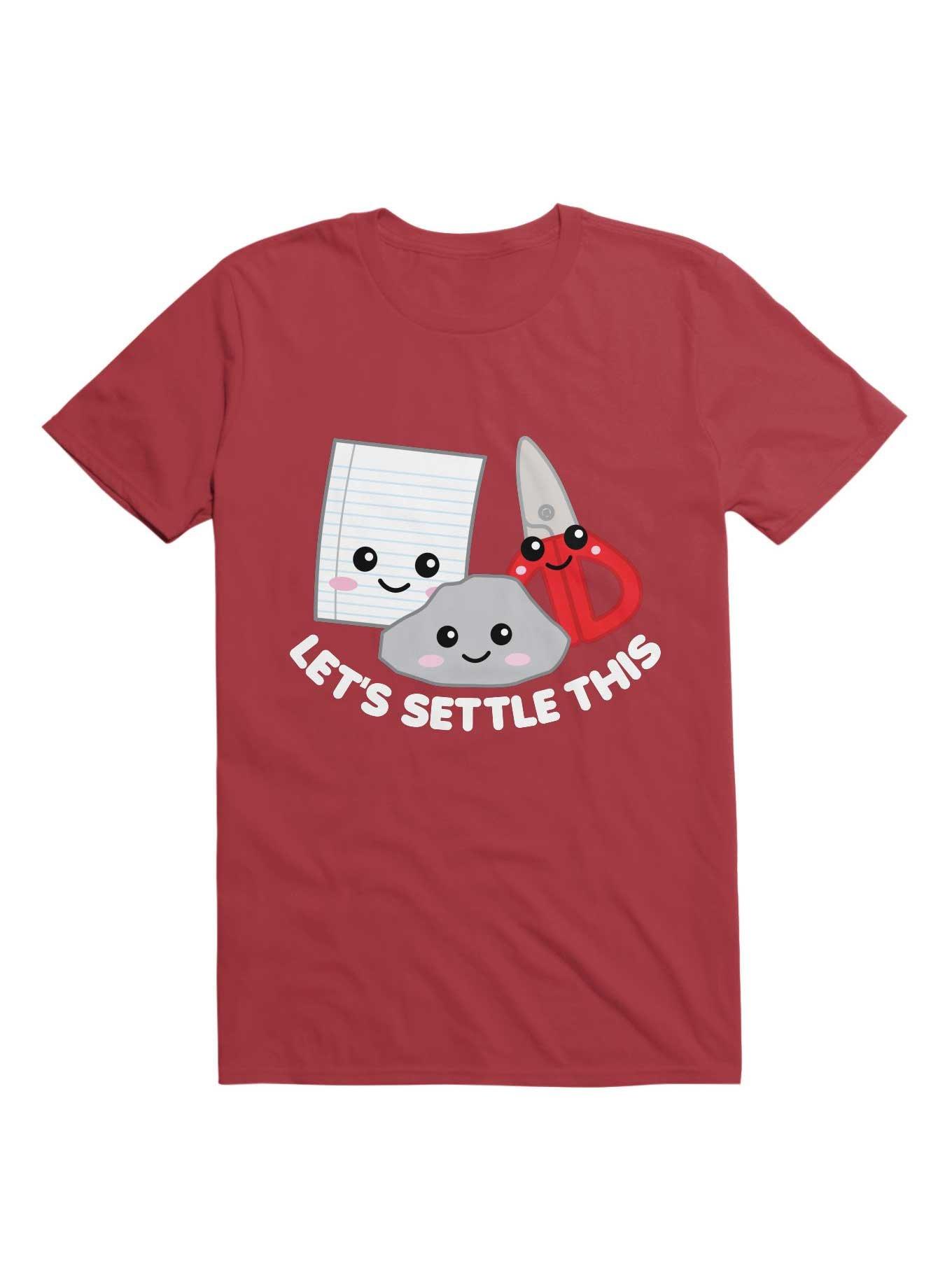 Let's Settle This T-Shirt, RED, hi-res