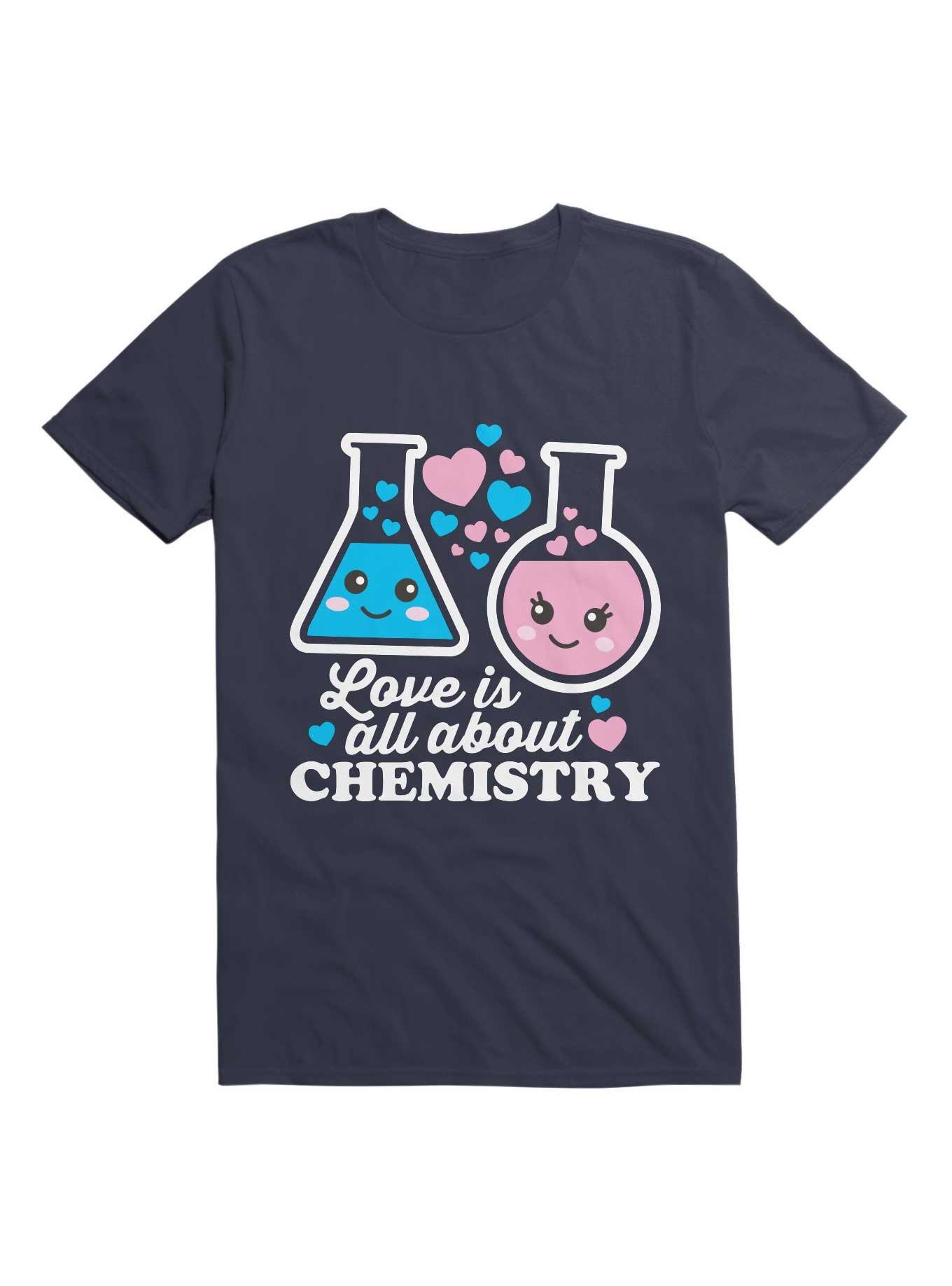 Love Is All About Chemistry T-Shirt, NAVY, hi-res