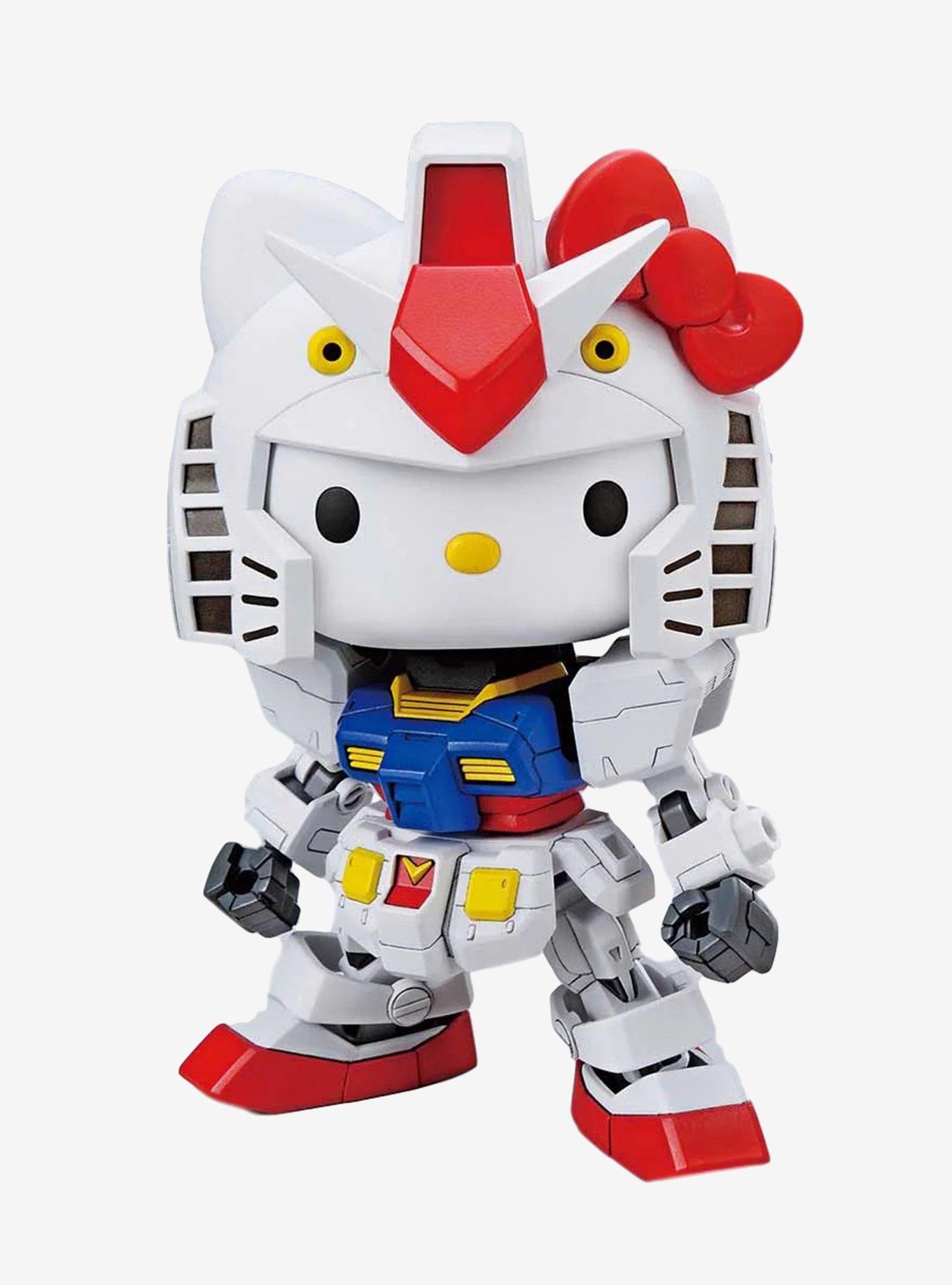 Bandai Sanrio Gundam Hello Kitty x SD-EX Standard RX-78-2 Gundam Model Kit Set - BoxLunch Exclusive, , hi-res