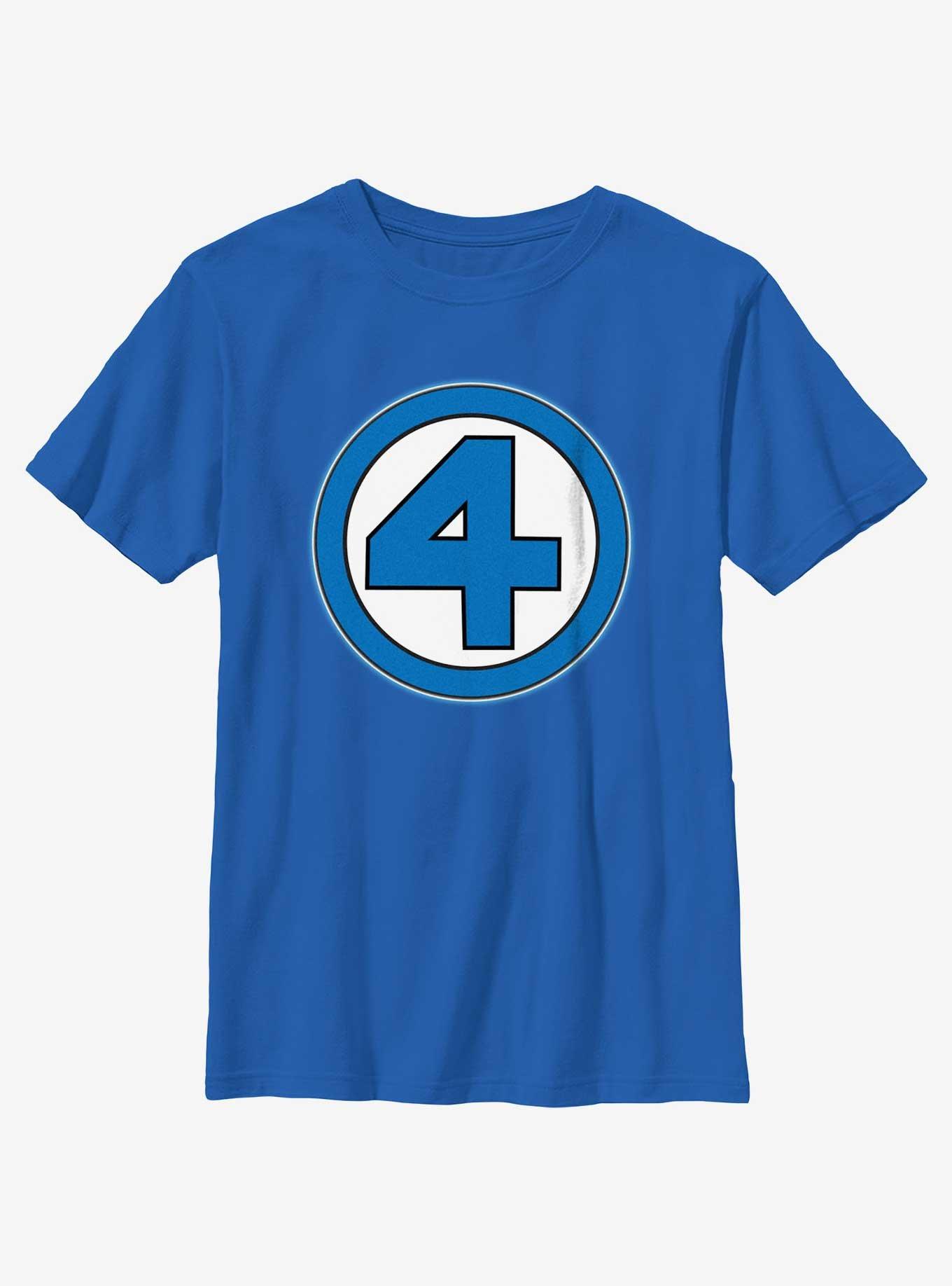 Marvel Fantastic Four Retro Logo Youth T-Shirt, , hi-res