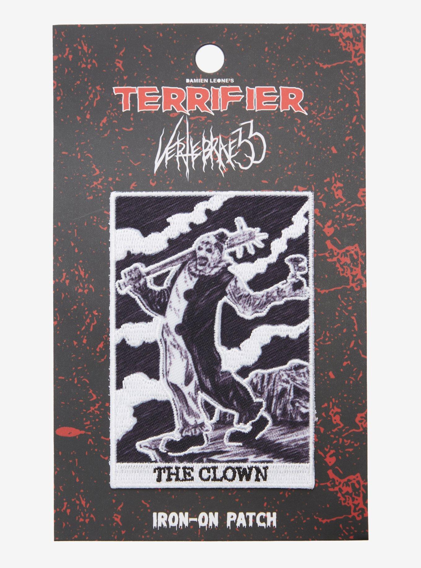 Terrifier Art Tarot Card Patch By Vertebrae33, , hi-res