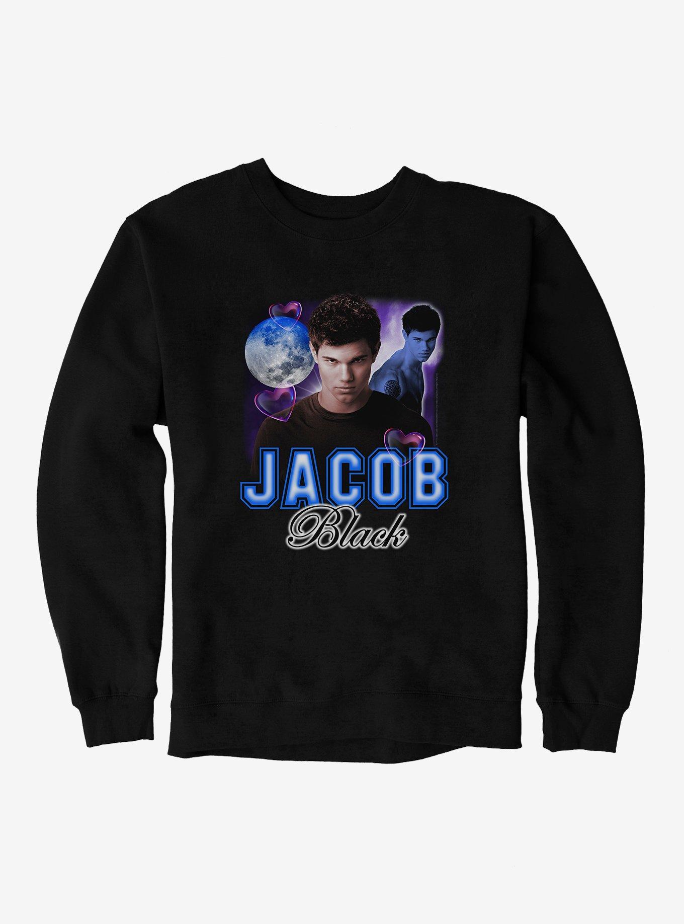 Twilight Jacob Black Retro Style Portrait  Sweatshirt, , hi-res