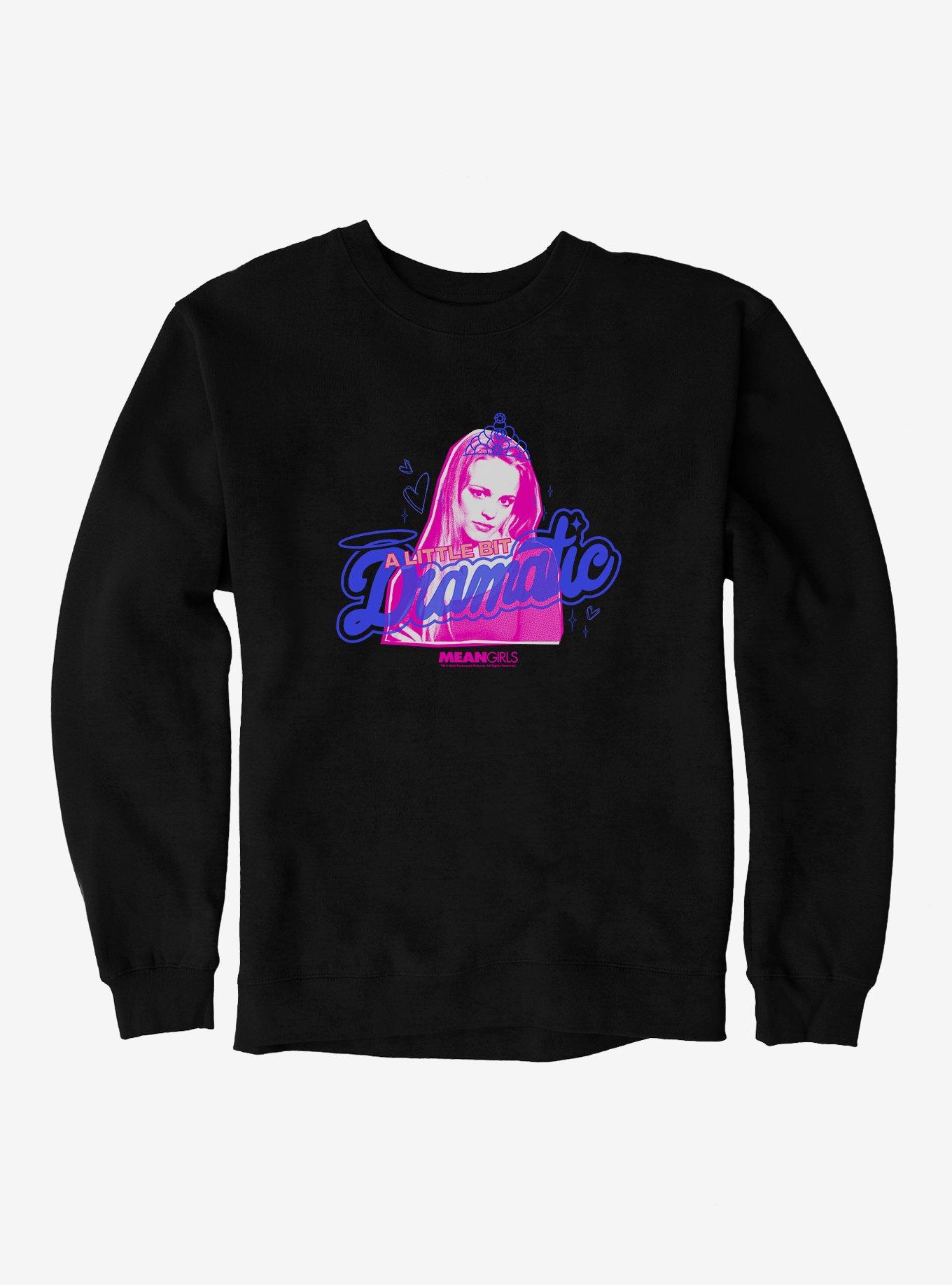 Mean Girls A Little Bit Dramatic Sweatshirt, BLACK, hi-res