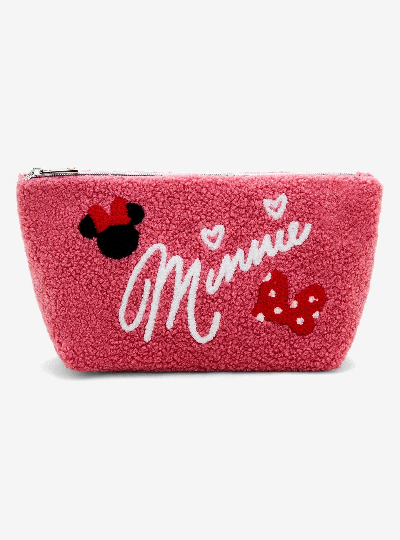 Disney Minnie Mouse Icons Sherpa Makeup Bag, , hi-res