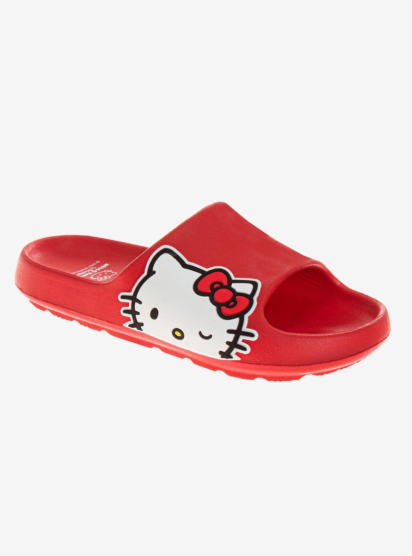 Hello Kitty Dual Sizes Youth Slides Red