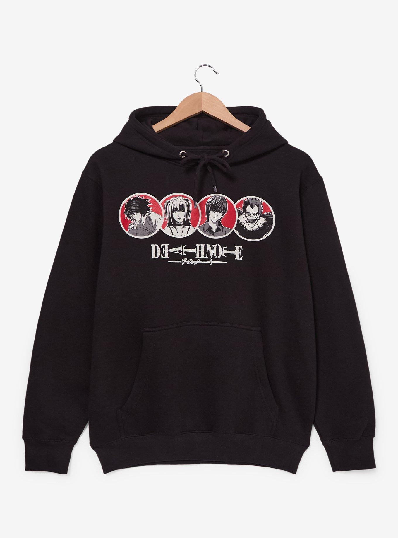 Death Note Characters Hoodie — BoxLunch Exclusive, , hi-res