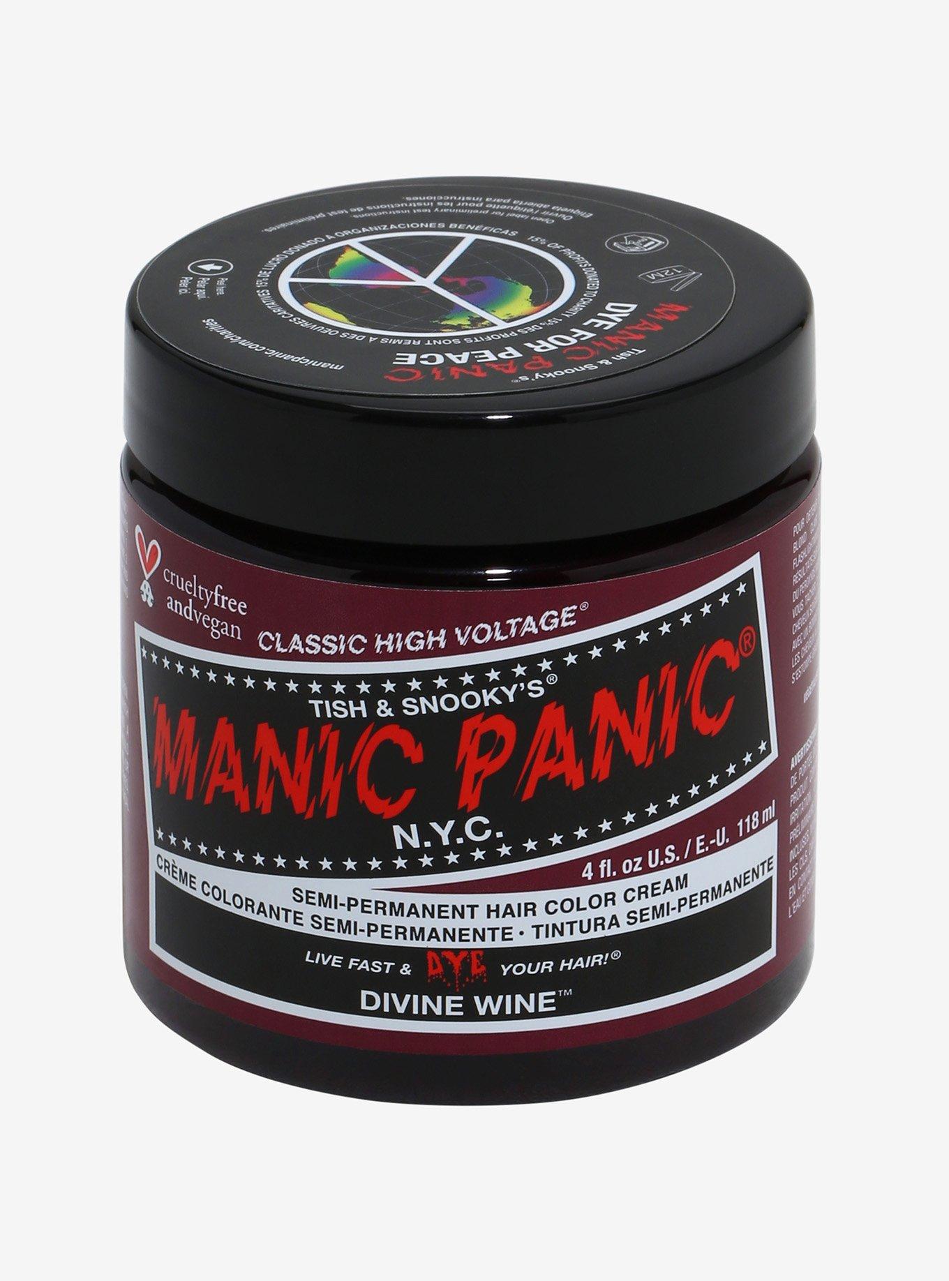 Manic Panic Divine Wine Classic High Voltage Semi-Permanent Hair Dye, , hi-res