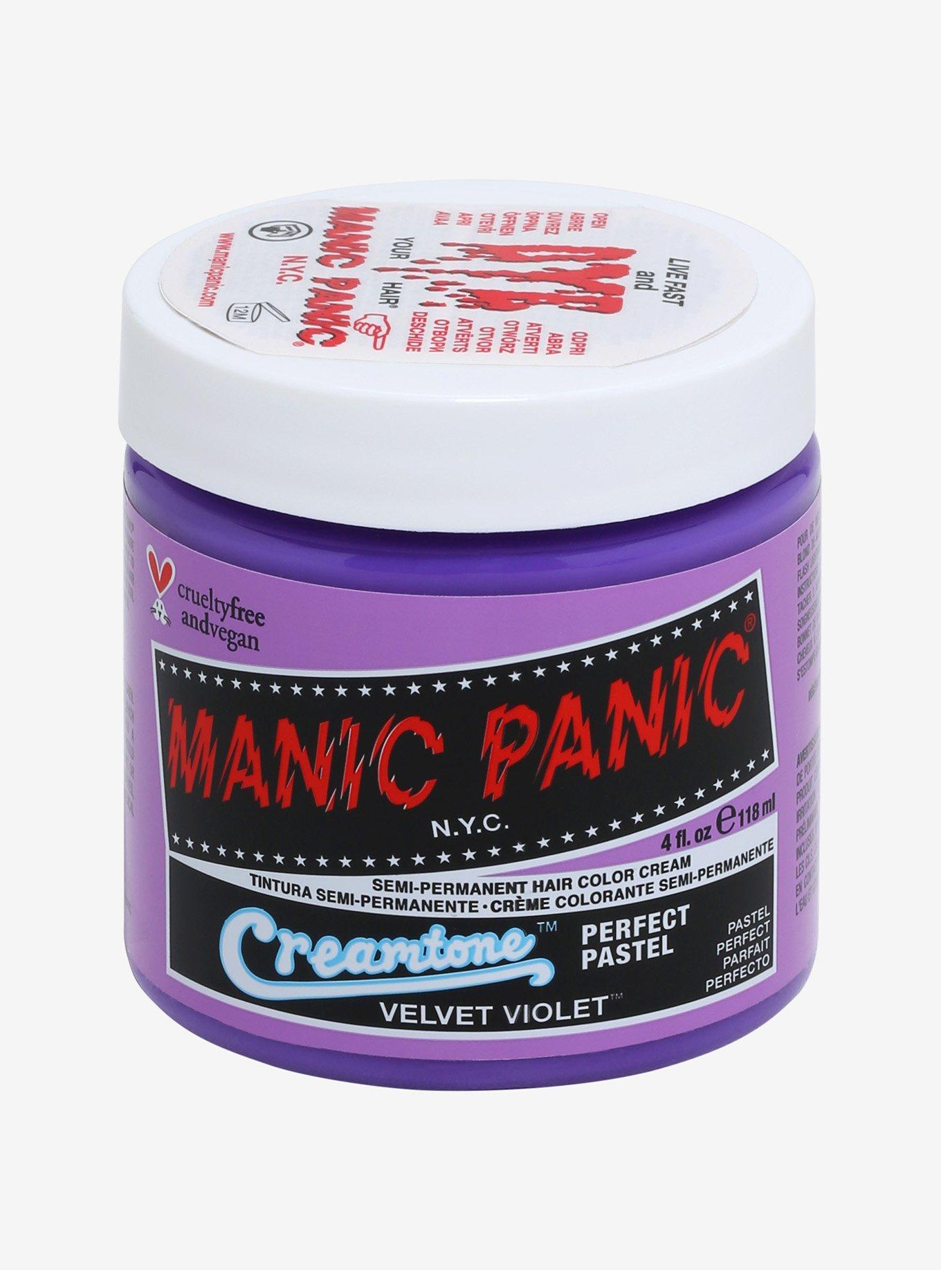 Manic Panic Velvet Violet Creamtone Perfect Pastel Semi-Permanent Hair Color Cream, , hi-res