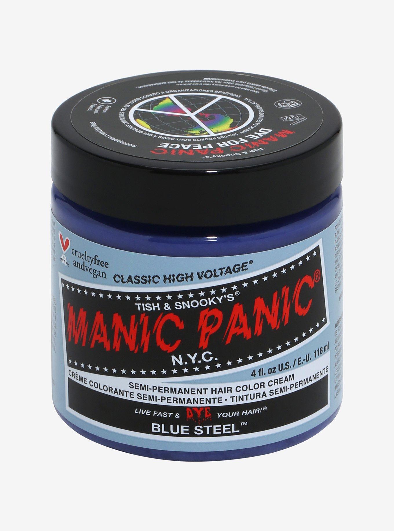 Manic Panic Blue Steel Classic High Voltage Semi-Permanent Hair Dye, , hi-res