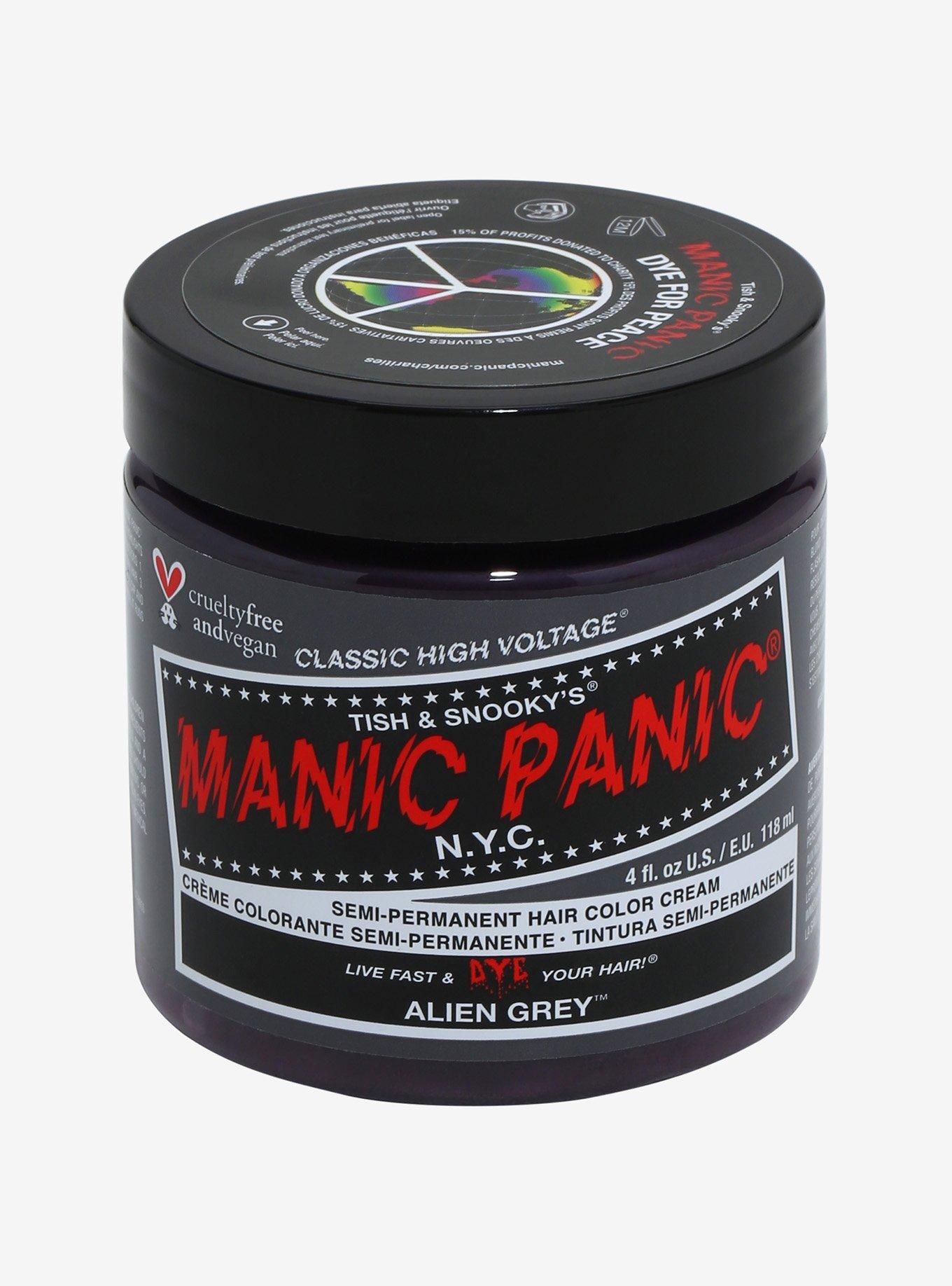 Manic Panic Alien Grey Classic High Voltage Semi-Permanent Hair Dye, , hi-res