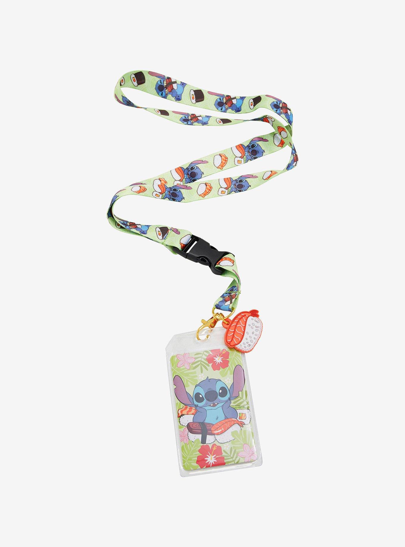 Disney Lilo & Stitch Sushi Stitch Allover Print Lanyard, , hi-res