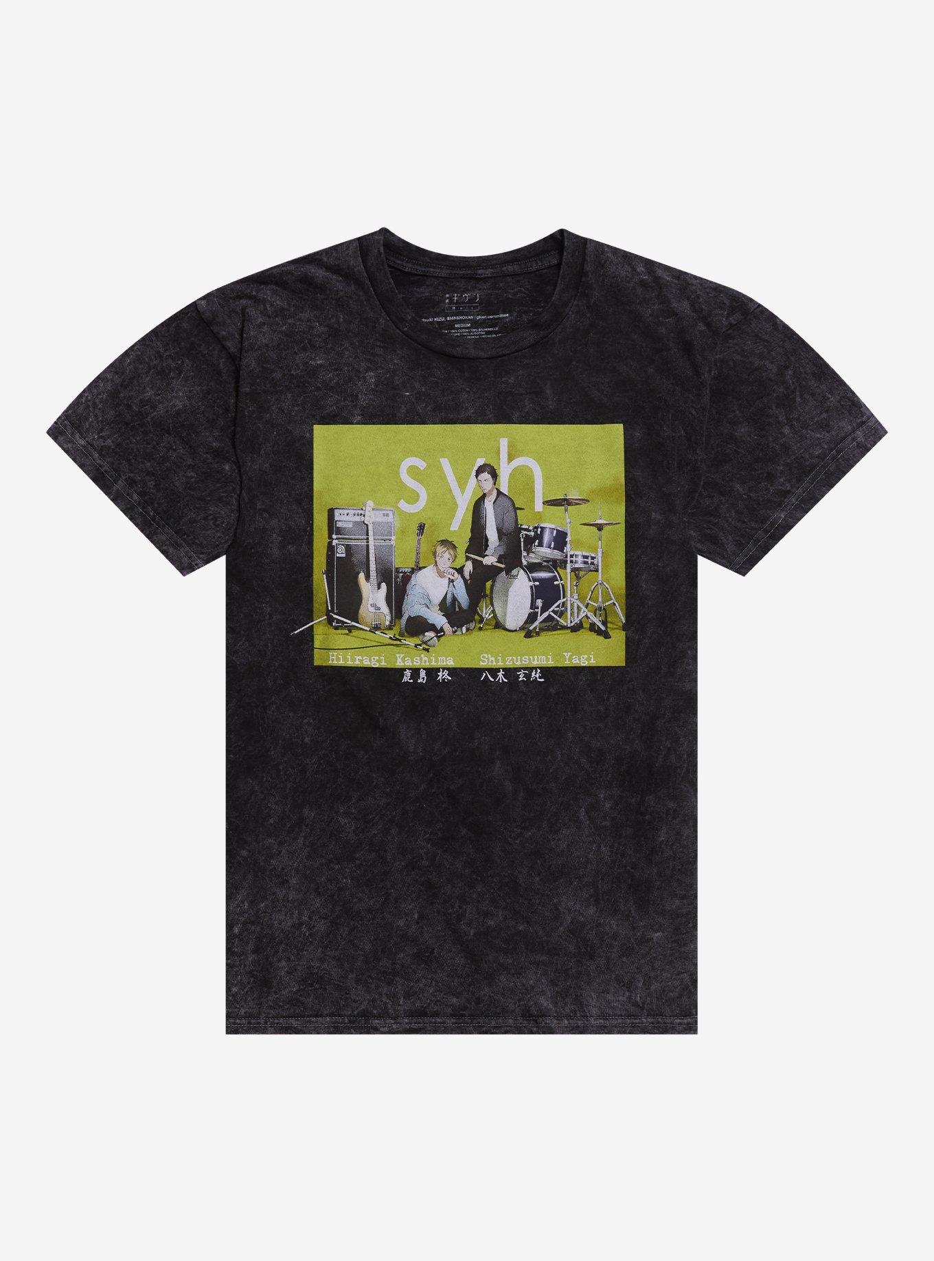 Given Movie: Hiiragi Mix Duo Mineral Wash T-Shirt, , hi-res