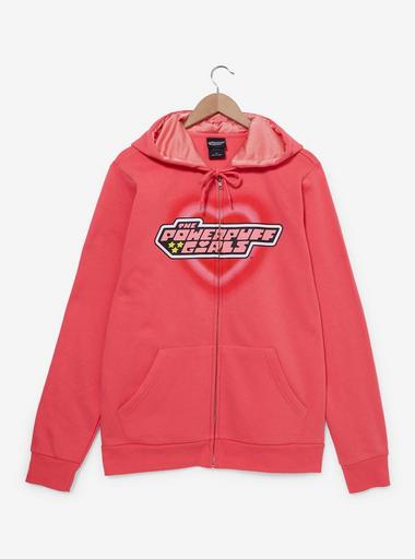アウターその他 [ADLV]Powerpuff Girls Heart cut-out logo crop hoodie zip-up ADLV]Powerpuff Girls Heart cut-out logo crop hoodie zip-up