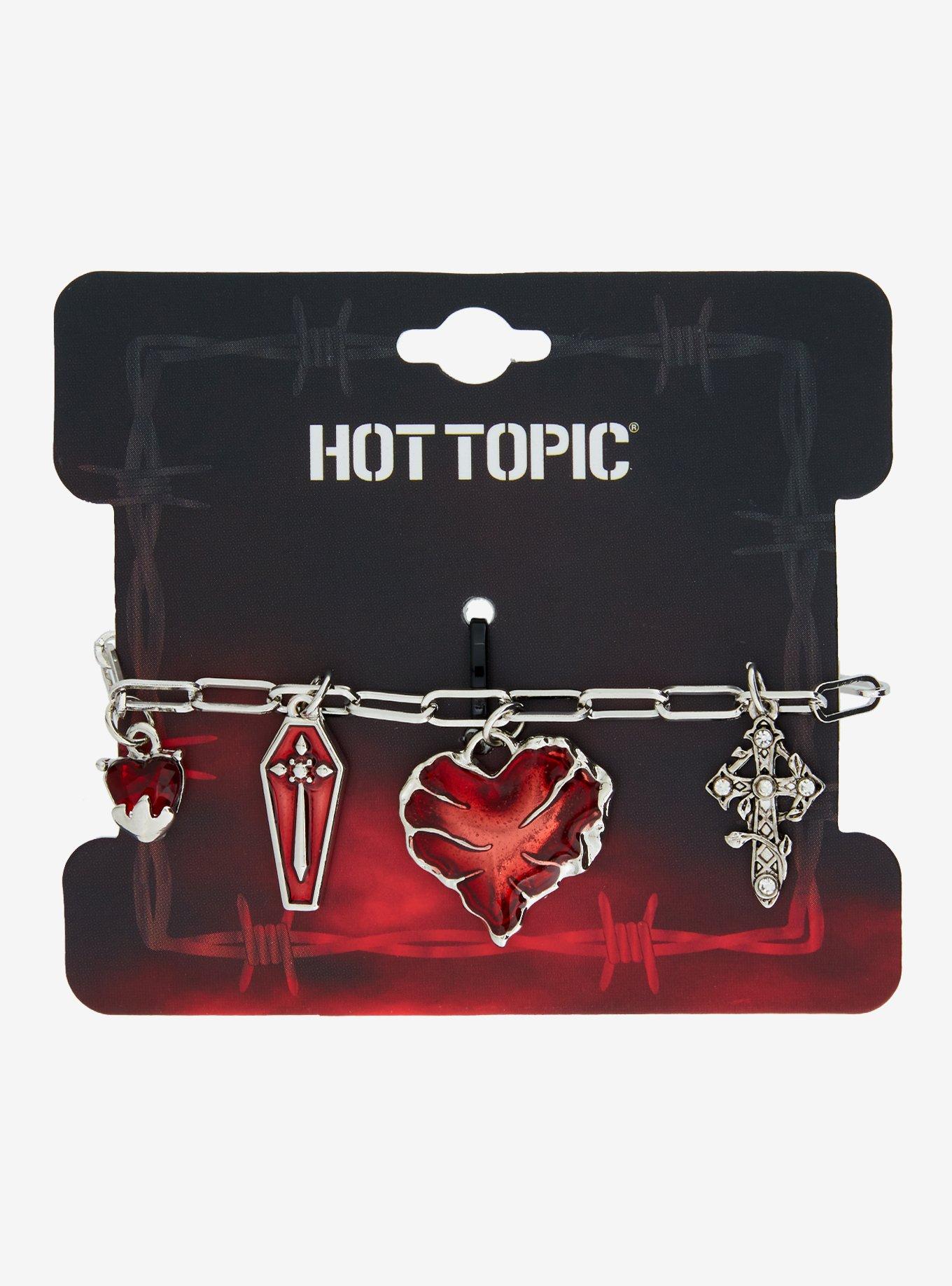 Red Coffin Spider Charm Bracelet, , hi-res