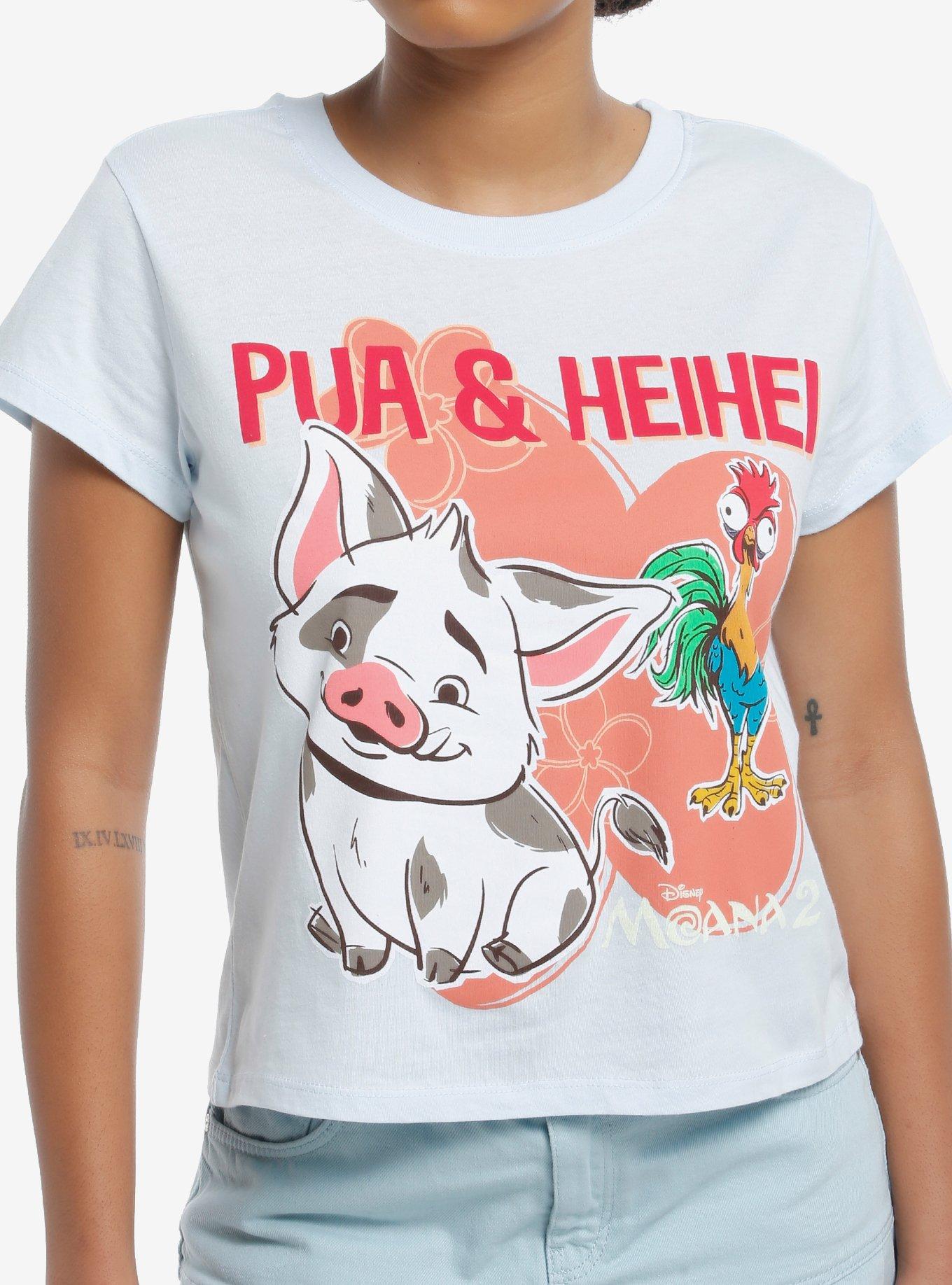 Moana 2 Pua & Heihei Duo Skimmer Girls T-Shirt, , hi-res