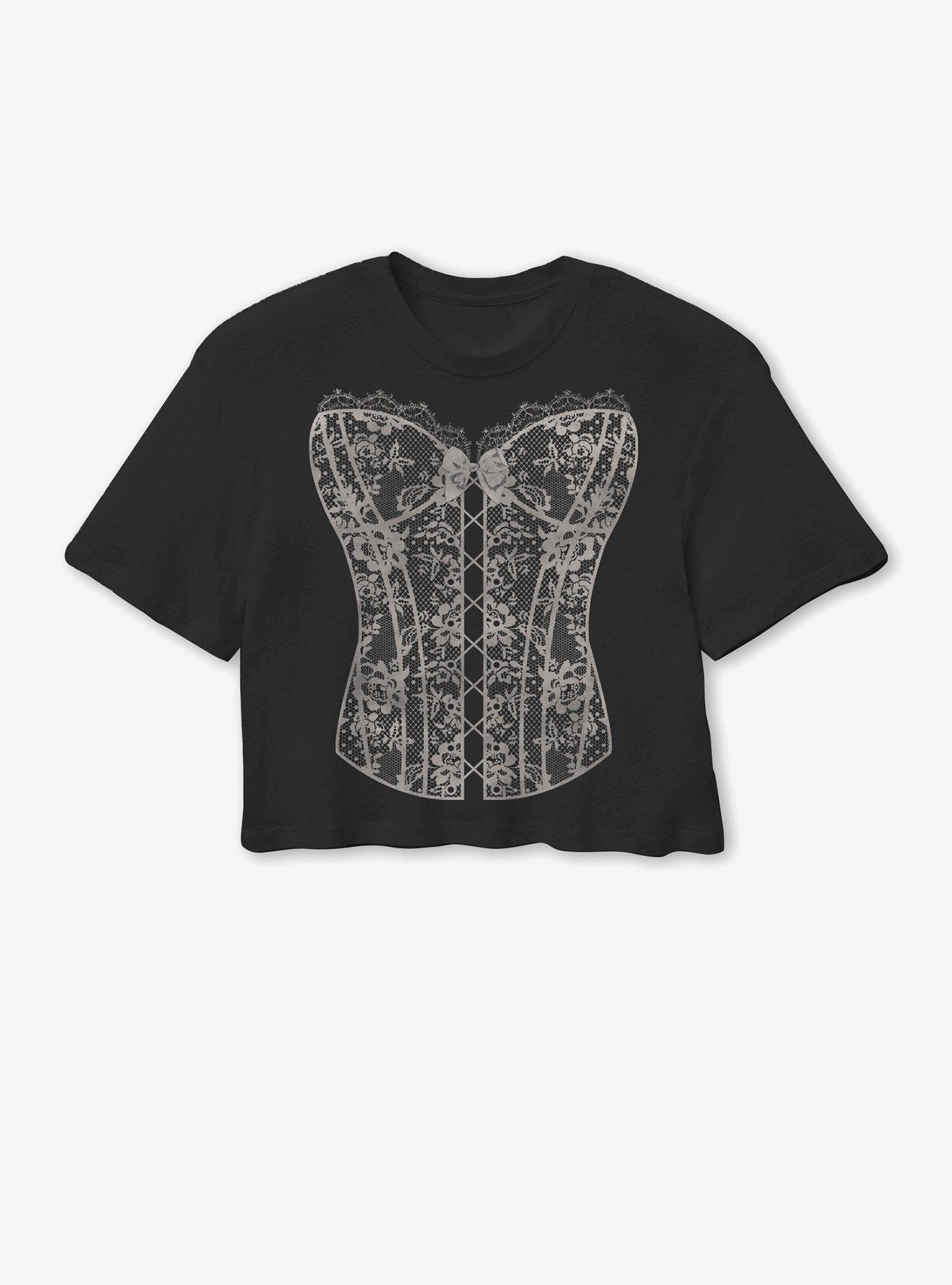 Lace Corset Girls Skimmer T-Shirt, , hi-res