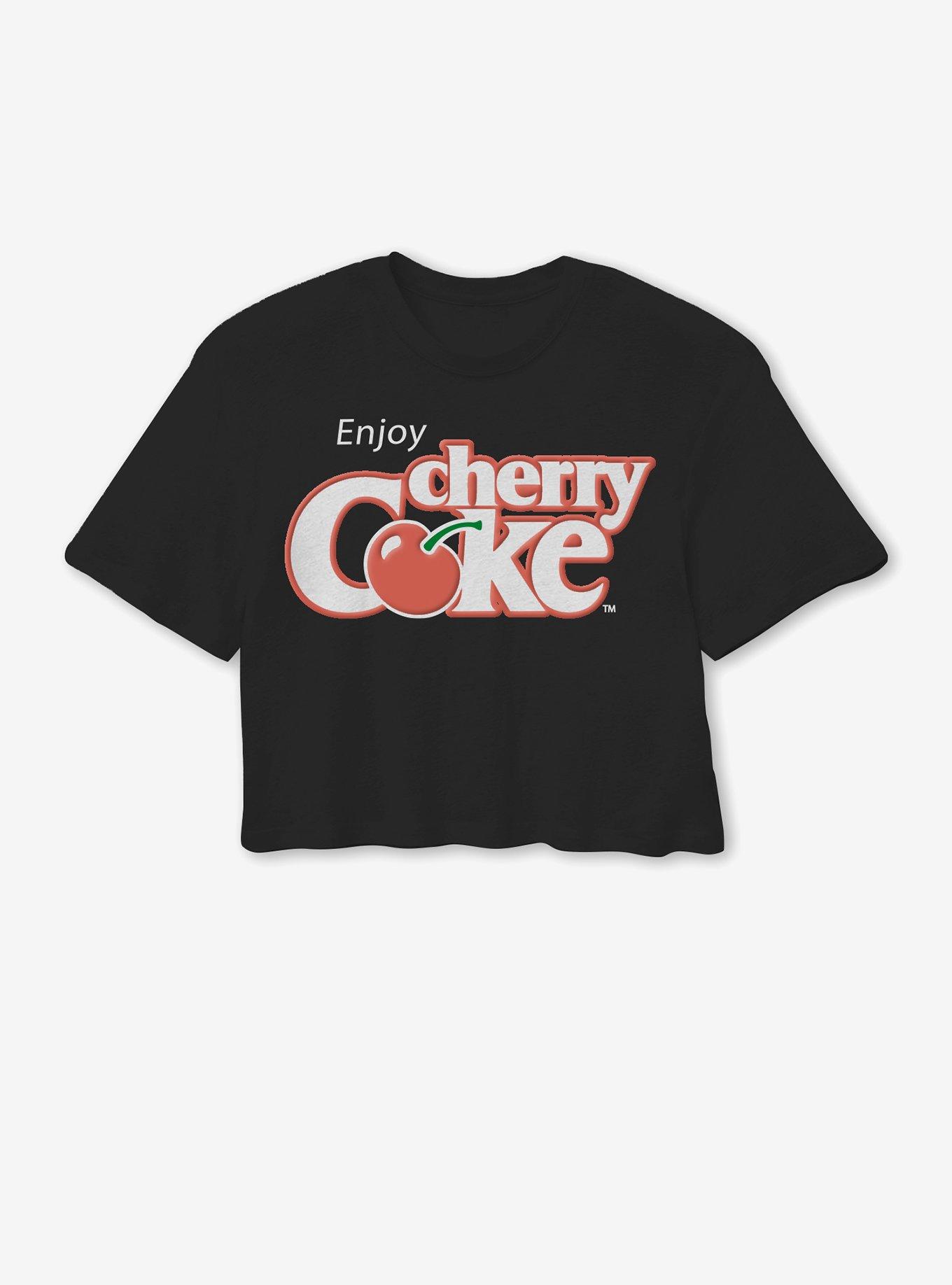 Coca-Cola Cherry Coke Logo Girls Skimmer T-Shirt, , hi-res