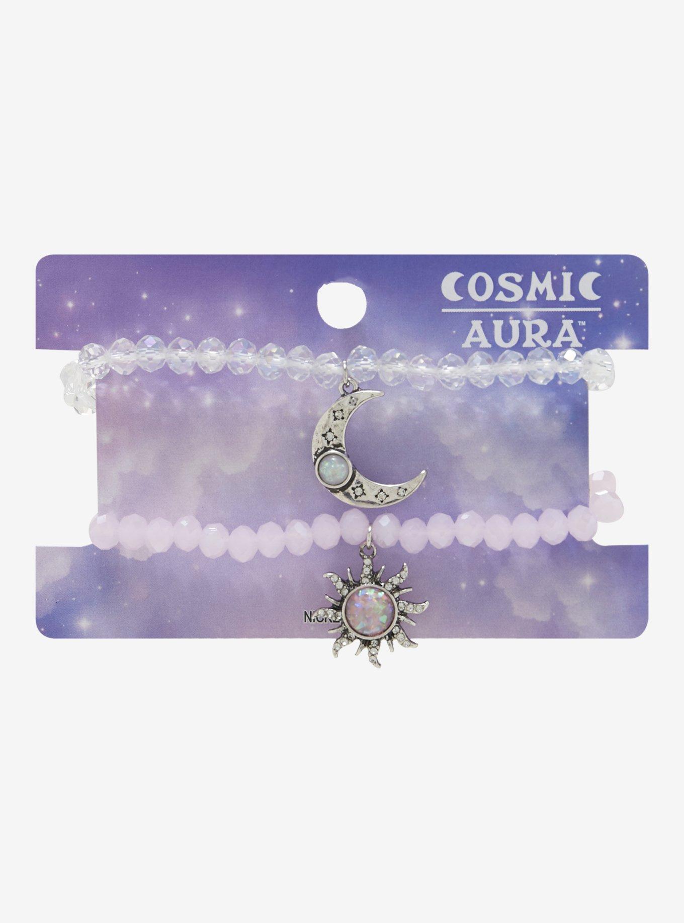 Cosmic Aura Moon Sun Opal Best Friend Bead Bracelet Set, , hi-res