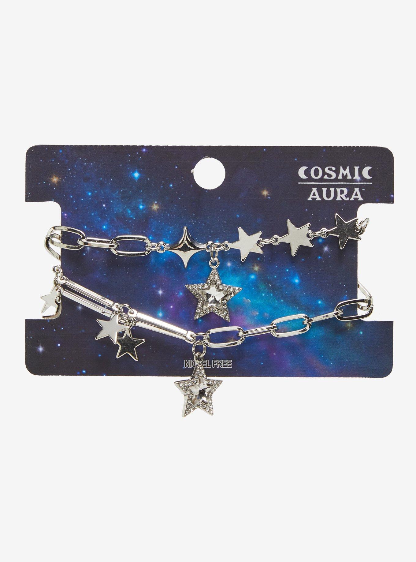 Cosmic Aura Star Rhinestone Best Friend Bracelet Set, , hi-res