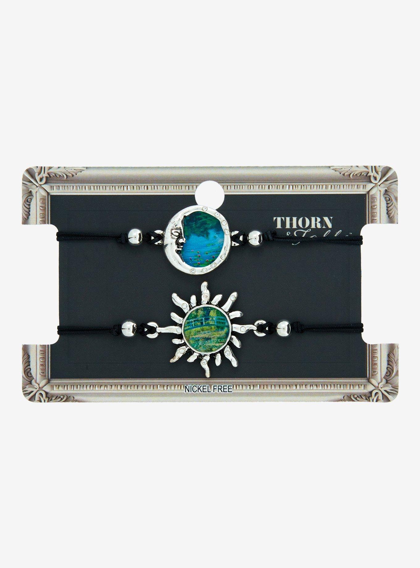 Thorn & Fable Celestial Water Lily Best Friend Bracelet Set, , hi-res