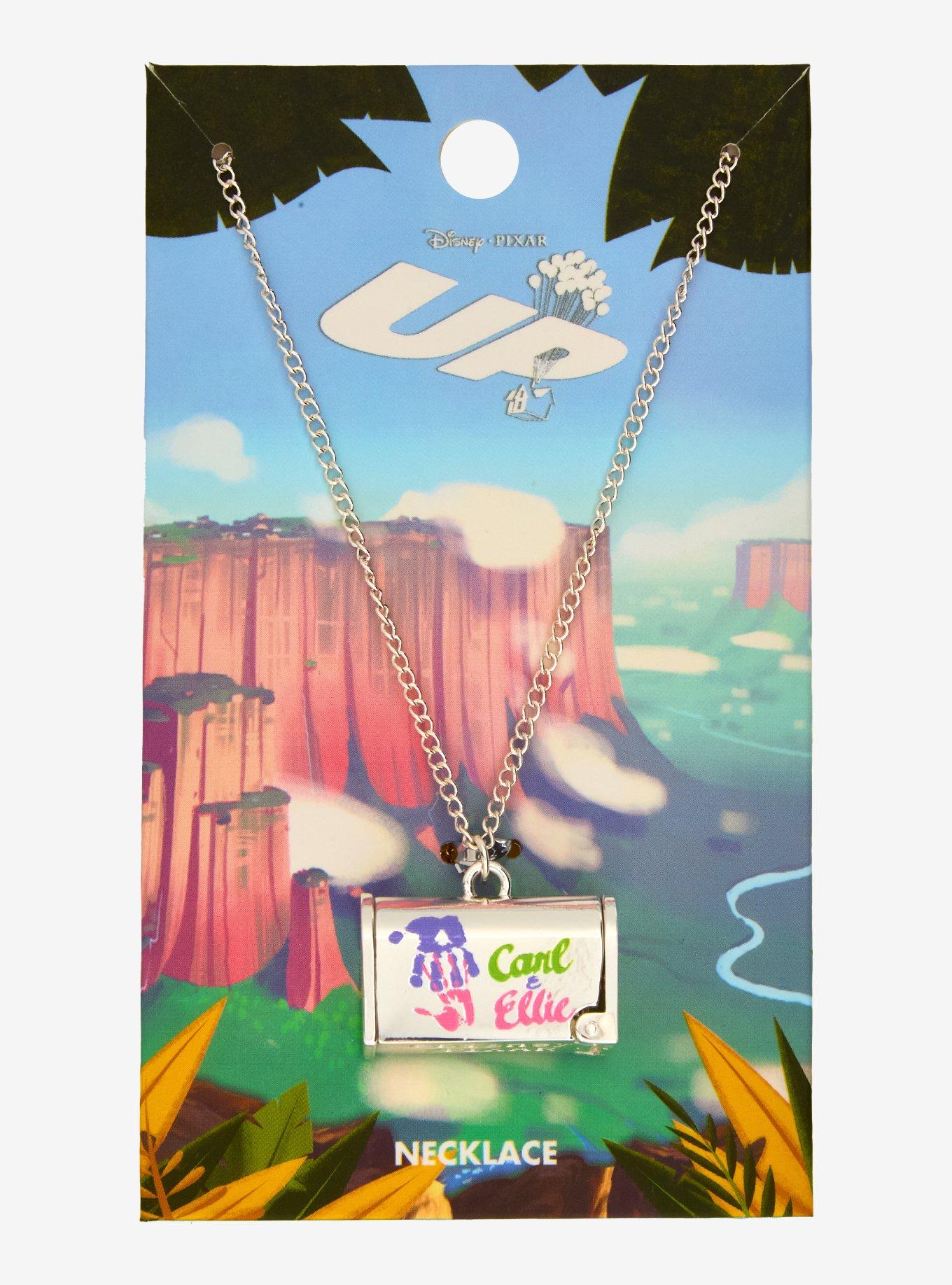 Disney Pixar Up Carl Ellie Mailbox Necklace, , hi-res