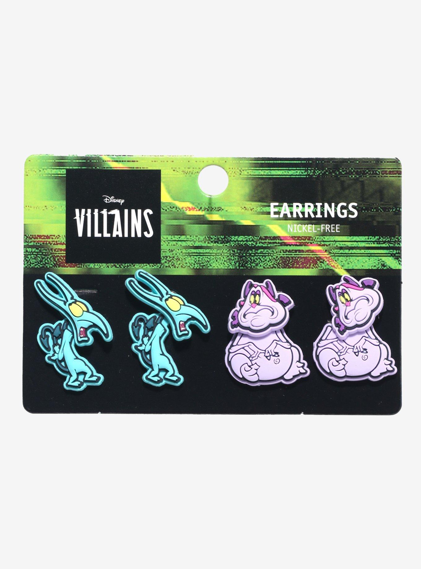 Disney Villains Pain & Panic Front/Back Earring Set 