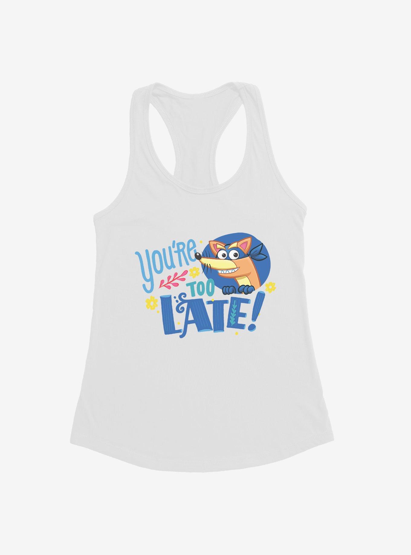 Dora The Explorer You're Too Late! Womens Tank Top, , hi-res