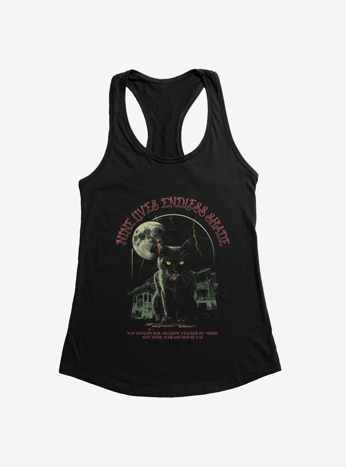 Not Your Average House Cat Womens Tank, BLACK, hi-res