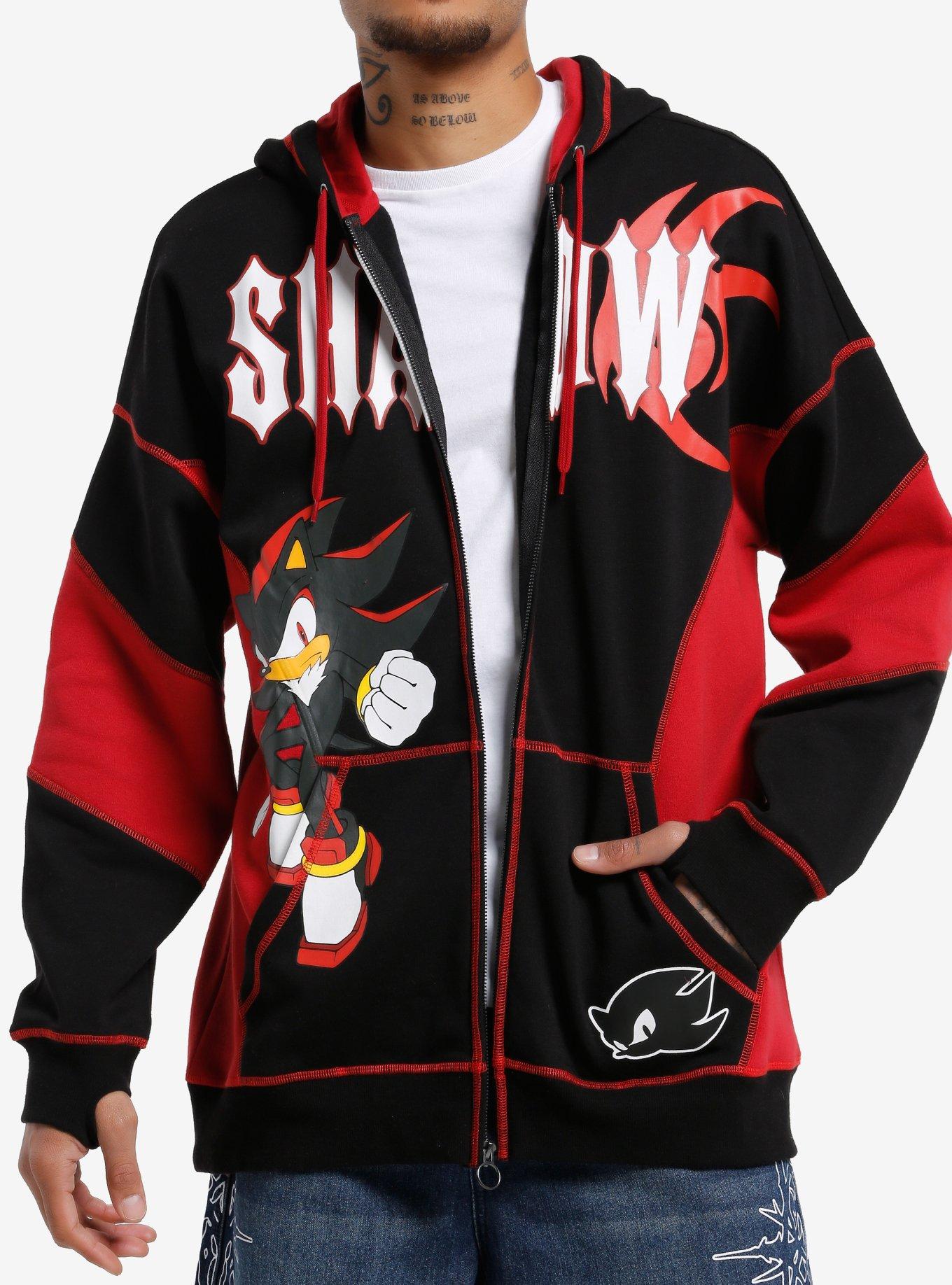 Sonic The Hedgehog Shadow Color-Block Hoodie, , hi-res