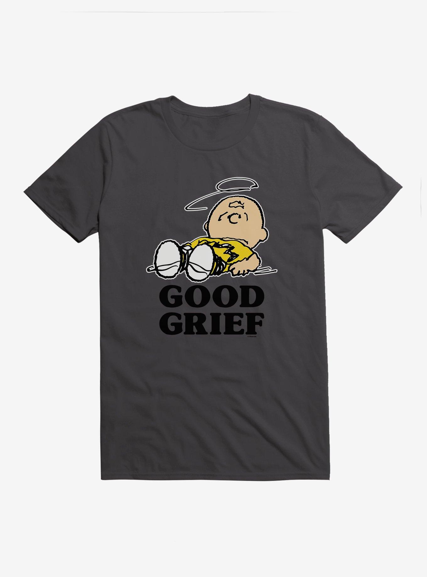 Peanuts Charlie Brown Good Grief T-Shirt, HEAVY METAL, hi-res