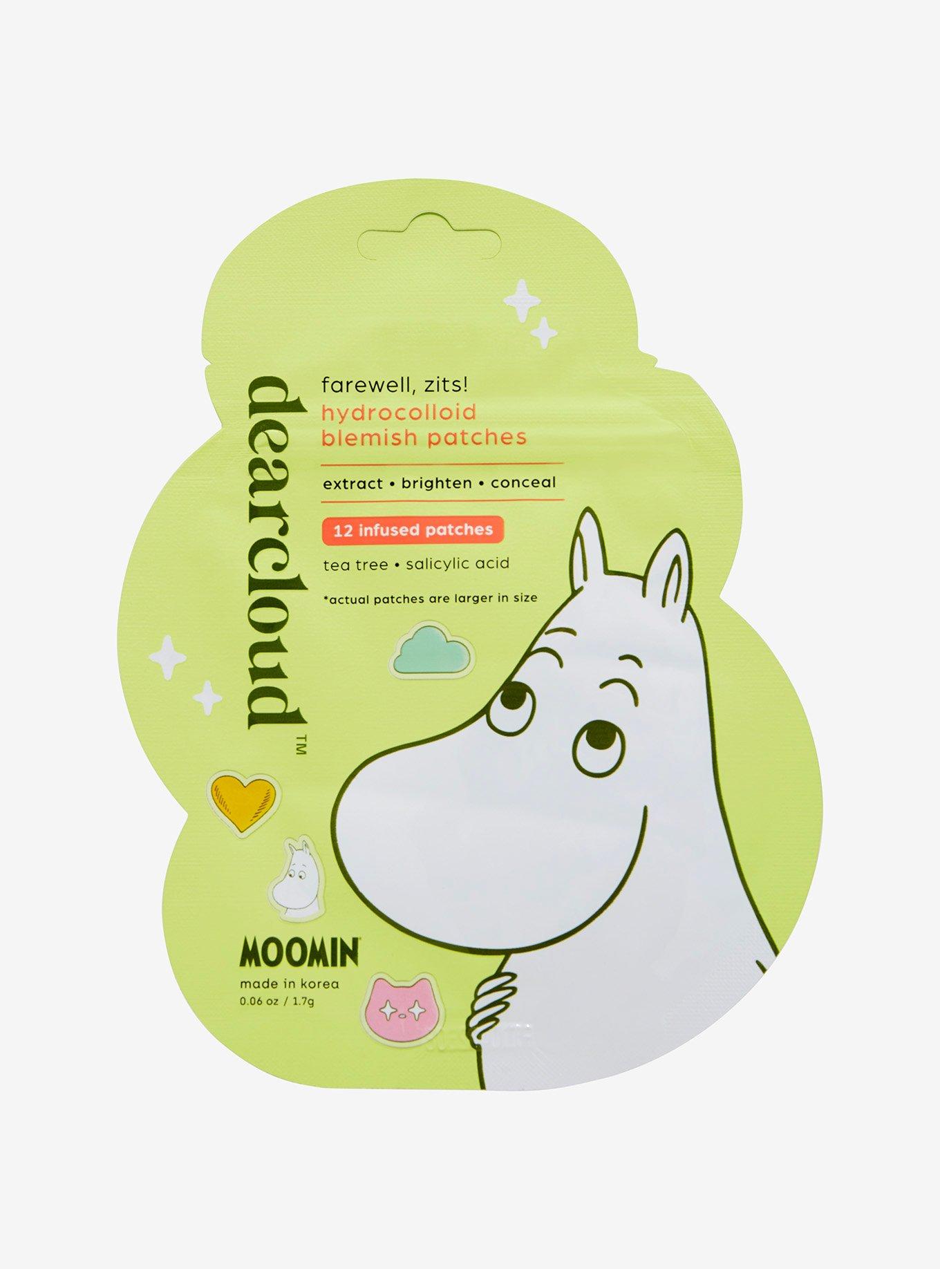 Moomin X Dearcloud Farewell Zits Hydrocolloid Blemish Patches, , hi-res