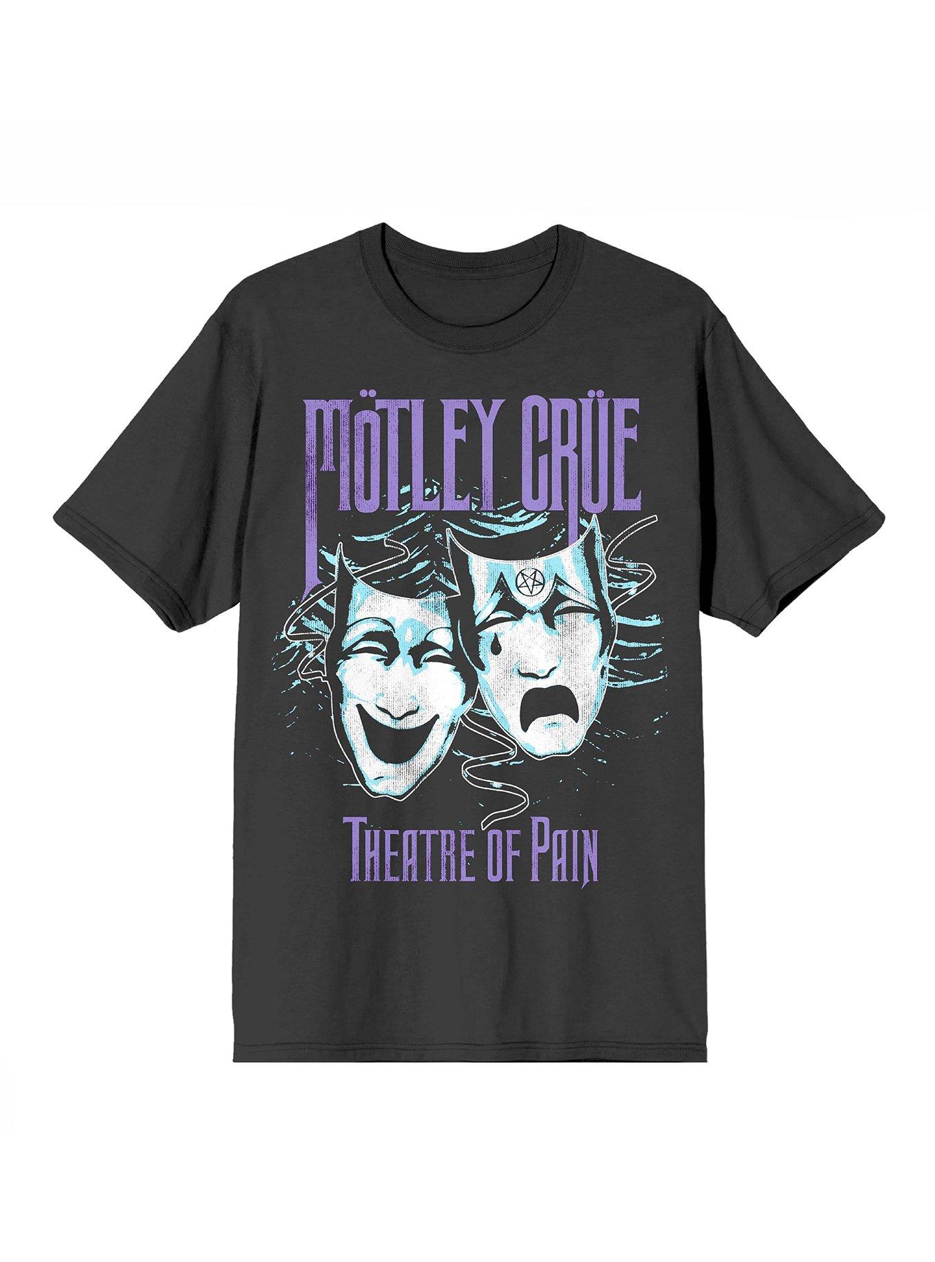 Motley Crue Theatre Of Pain Masks T-Shirt, , hi-res