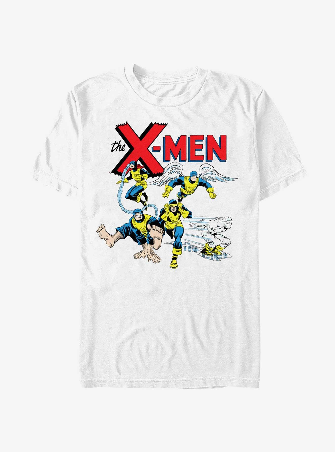 Marvel X-Men Team Vintage T-Shirt, WHITE, hi-res