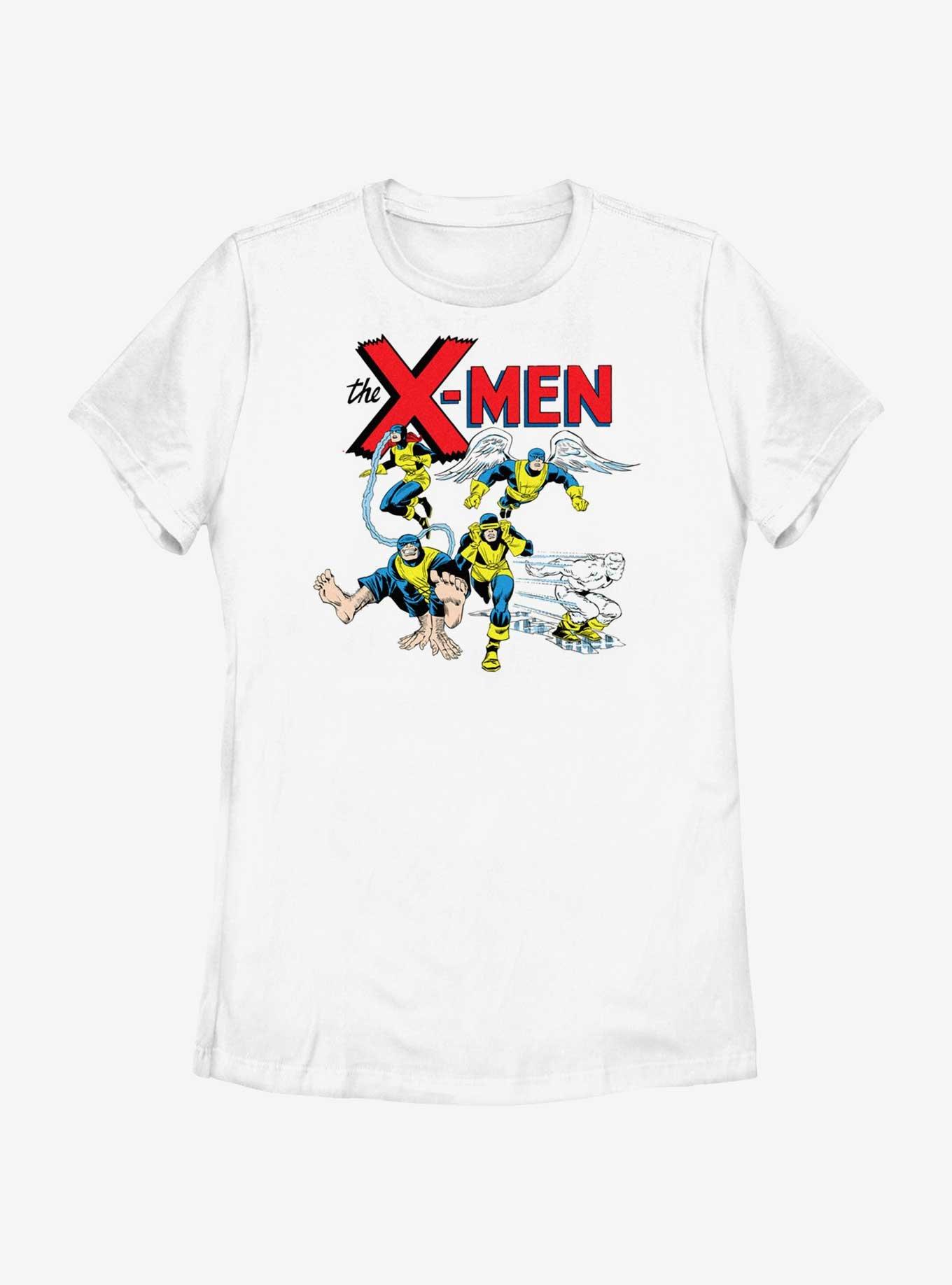 Marvel X-Men Team Vintage Womens T-Shirt, , hi-res