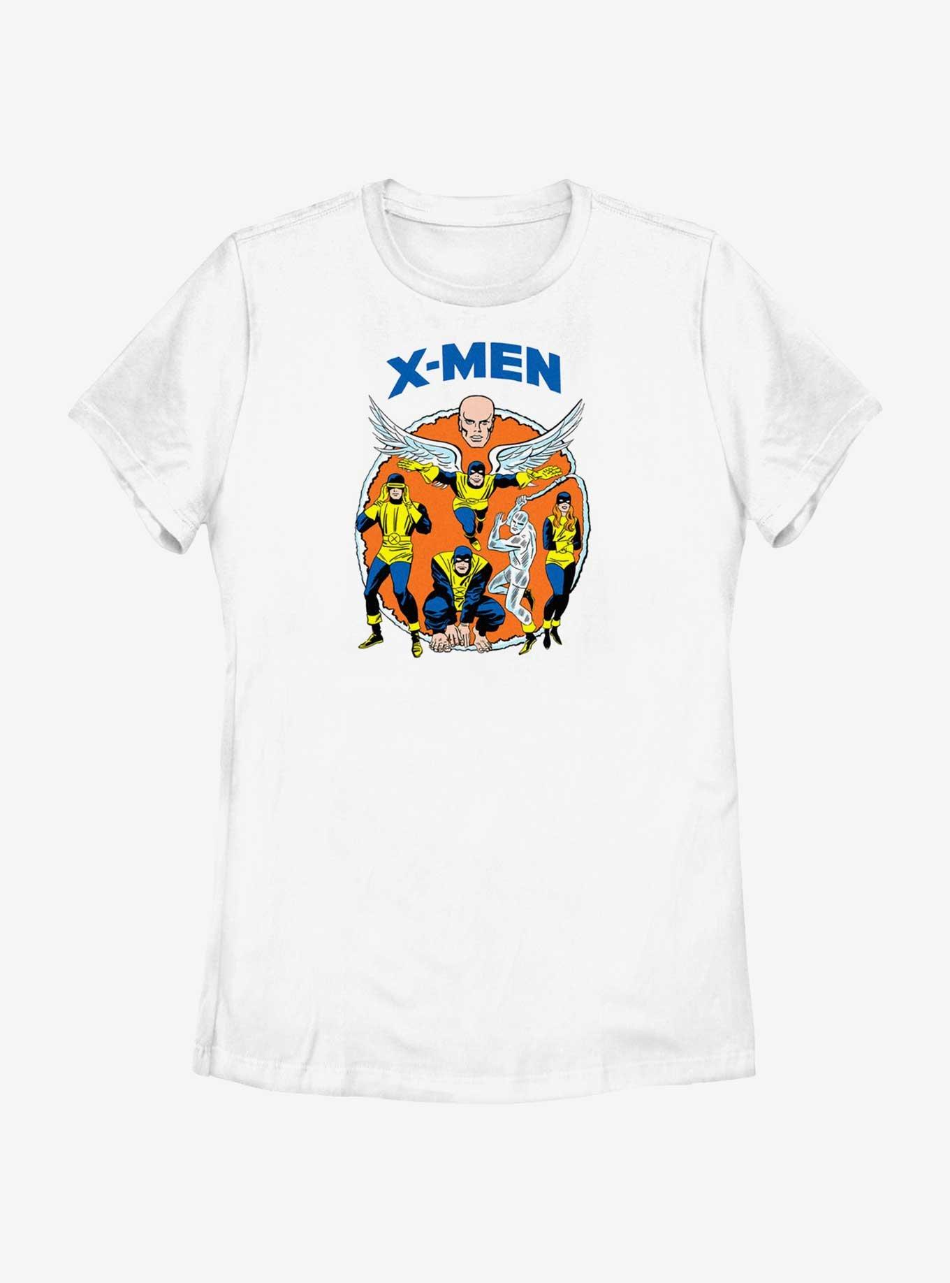 Marvel X-Men Classic Suits Womens T-Shirt, WHITE, hi-res