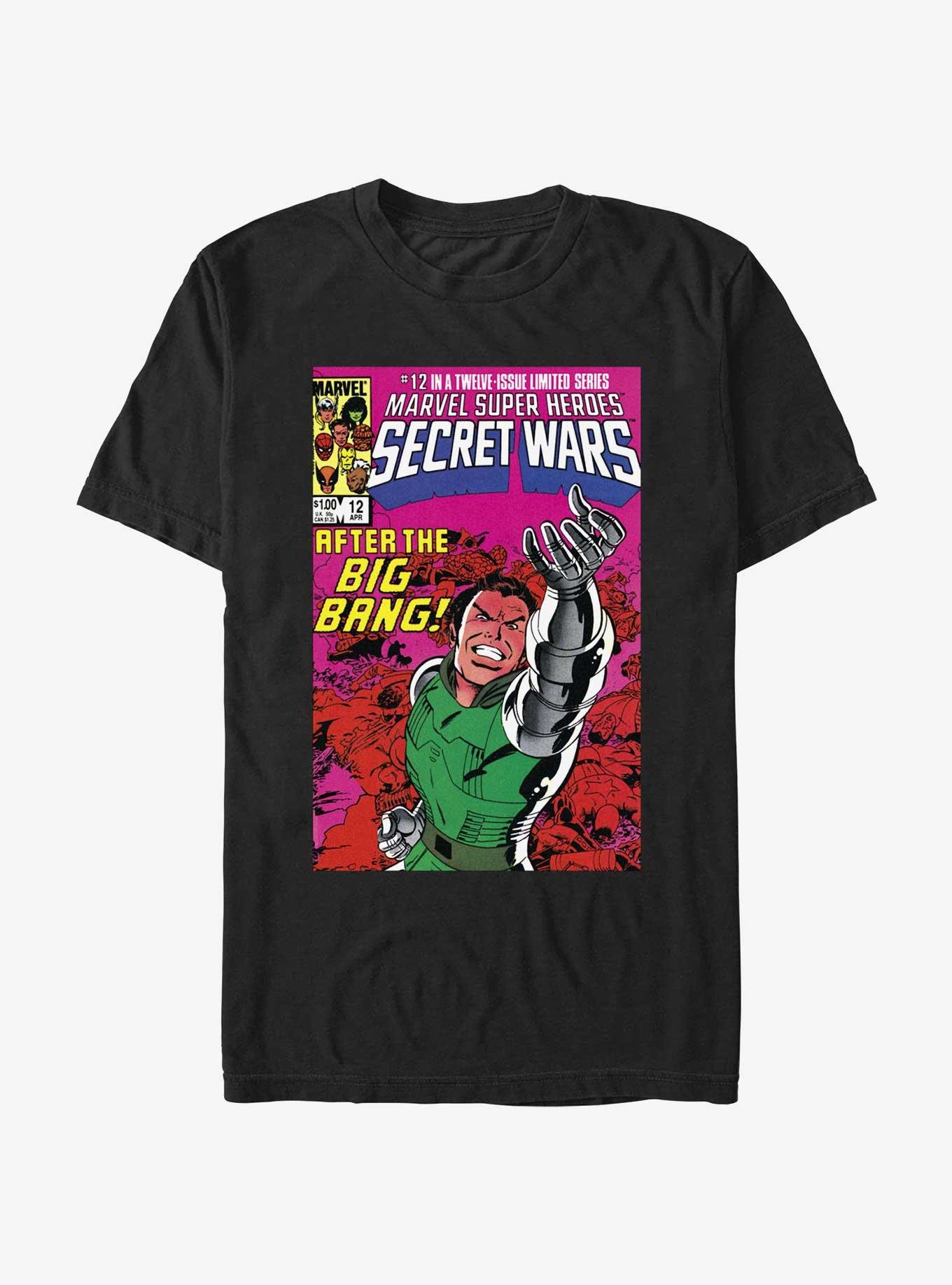 Marvel Secret Wars Vol 12 Comic Cover T-Shirt, BLACK, hi-res